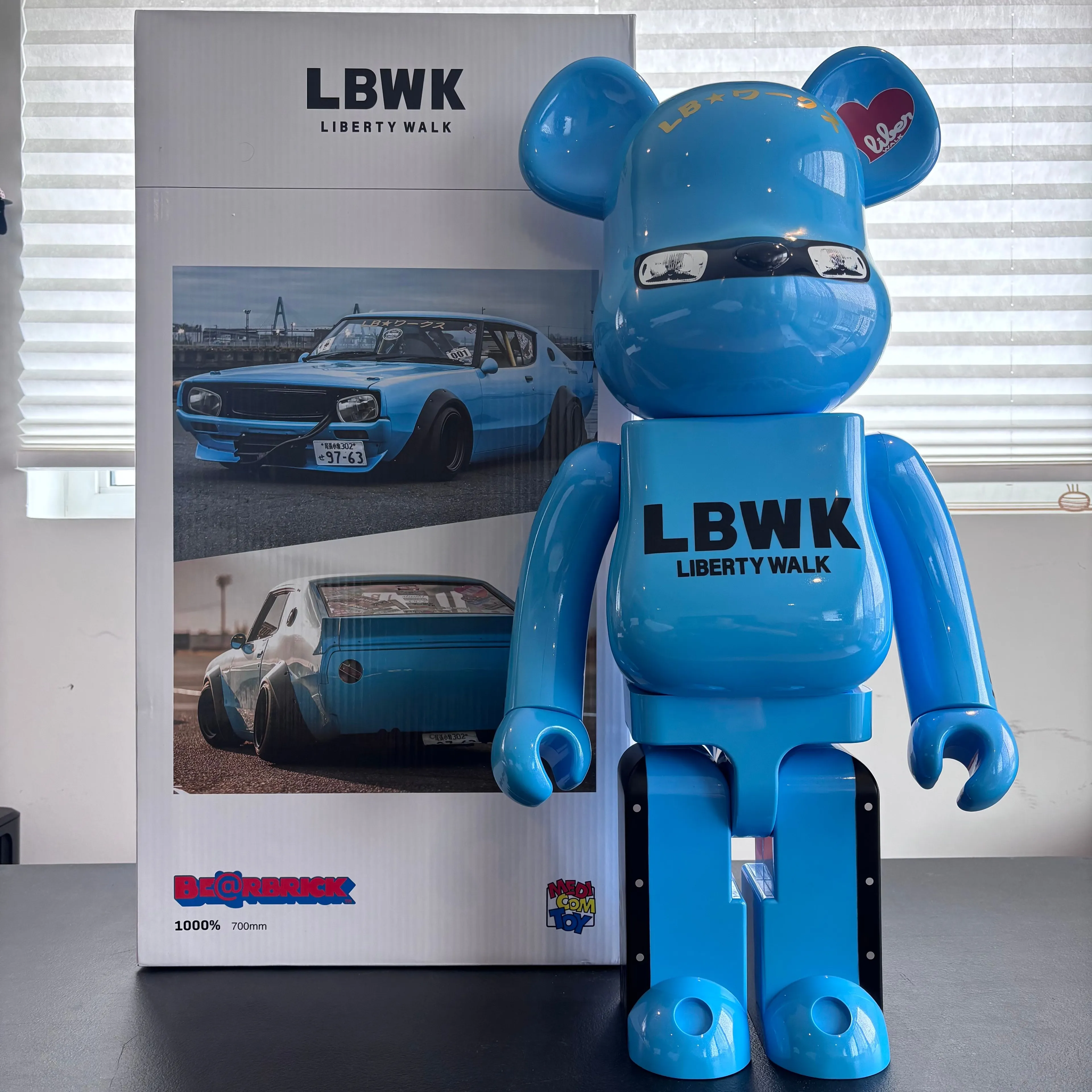 1k- LIBERTY WALK x RIBAKEN-KUN x 1000% x BEARBRICK · Whatnot: Shop