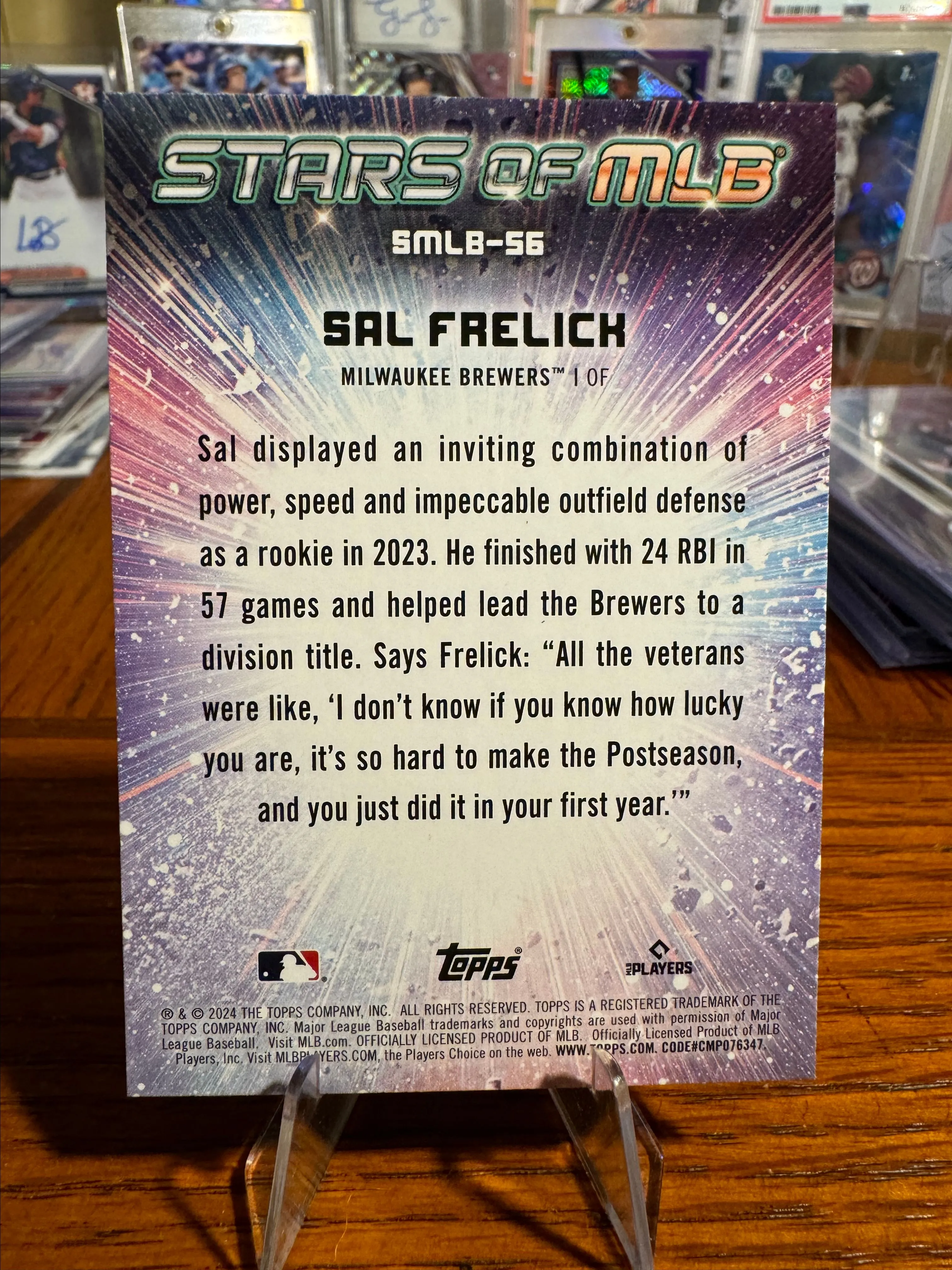 2024 Topps Series 2 Baseball Stars of the MLB Sal Frelich #SMLB-56