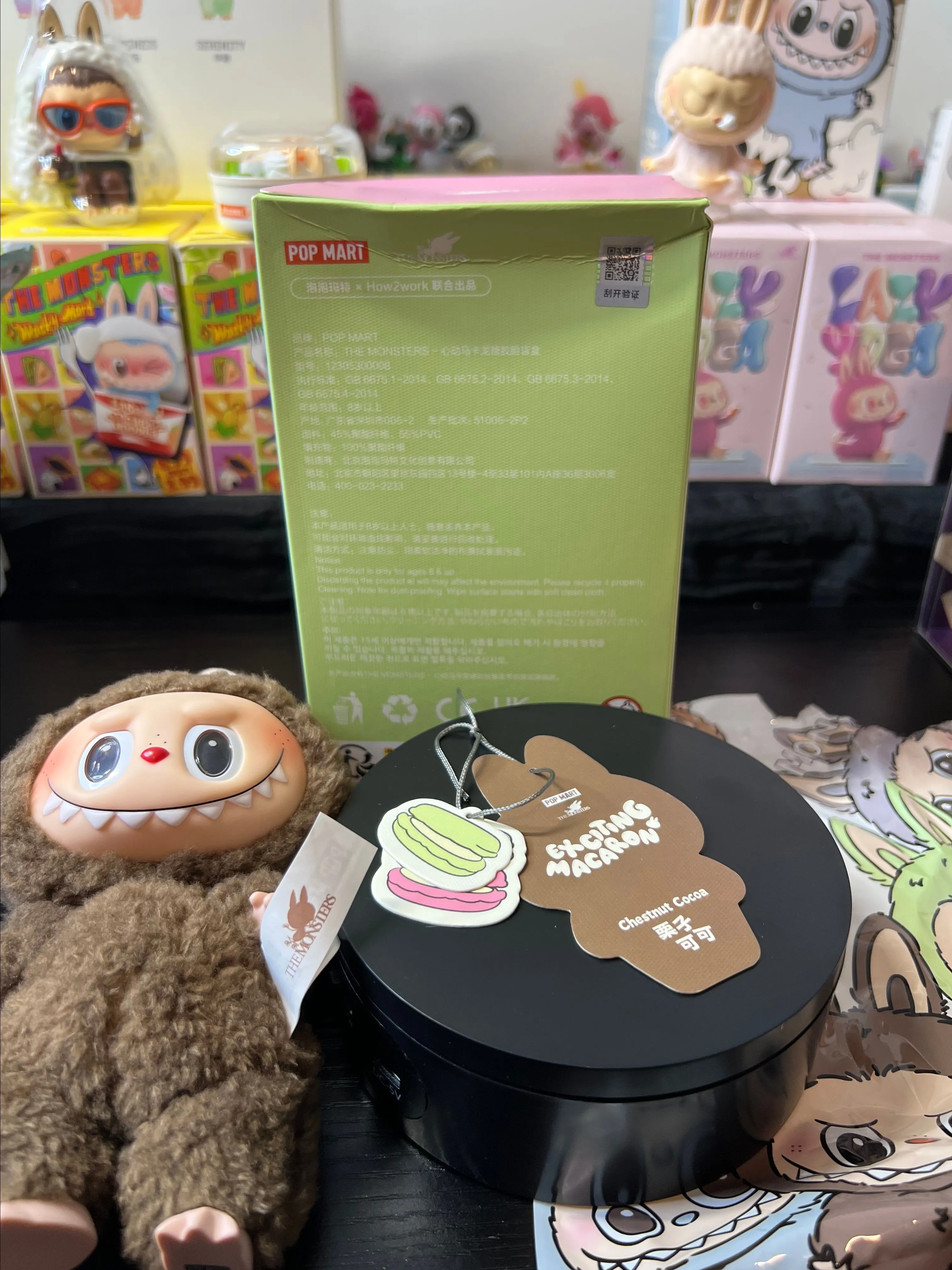 Chestnut Cocoa シークレット Exciting Macaron Authentic) LABUBU - THE MONSTERS - Exciting Macaron