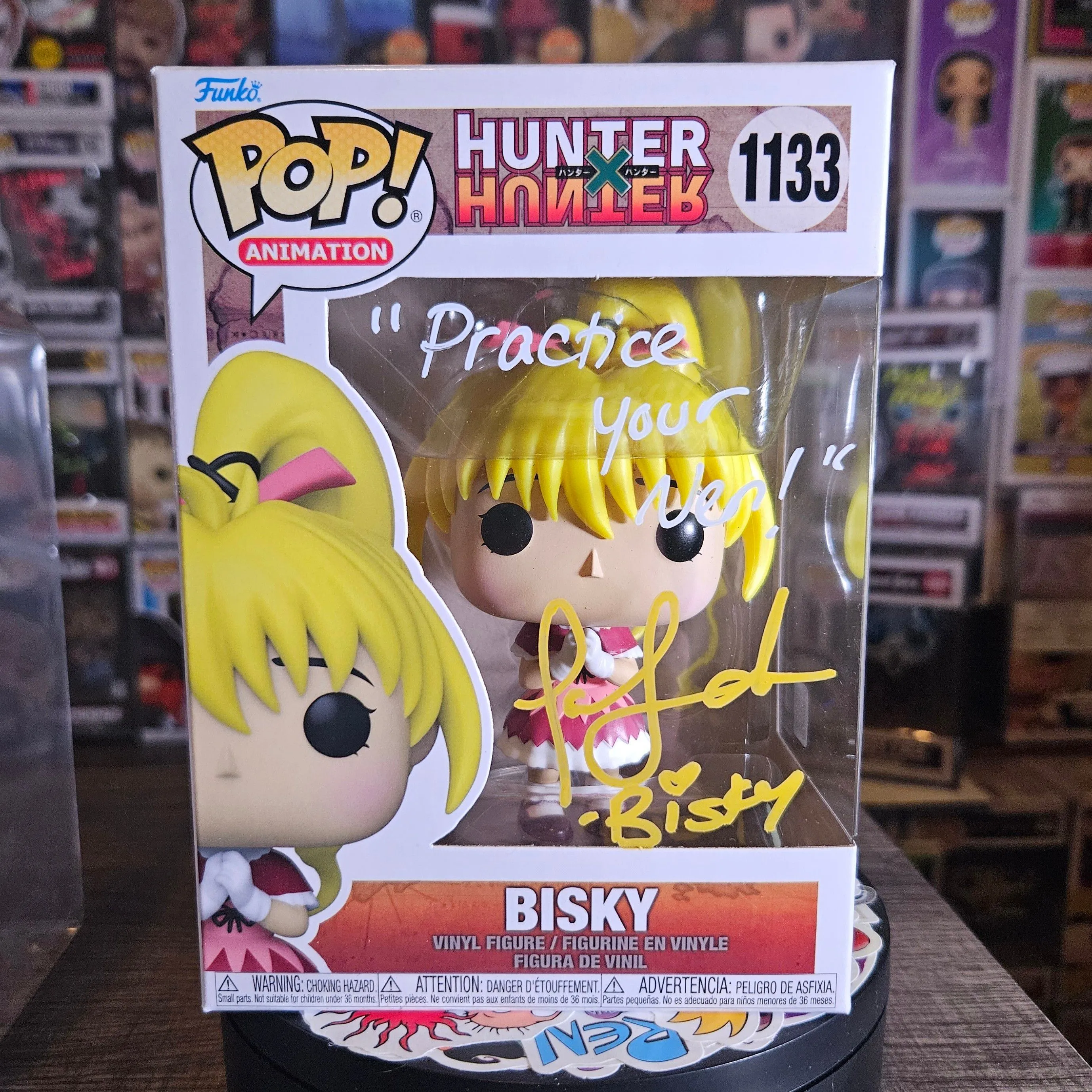 Cheapest Bisky Signed Funko Pop