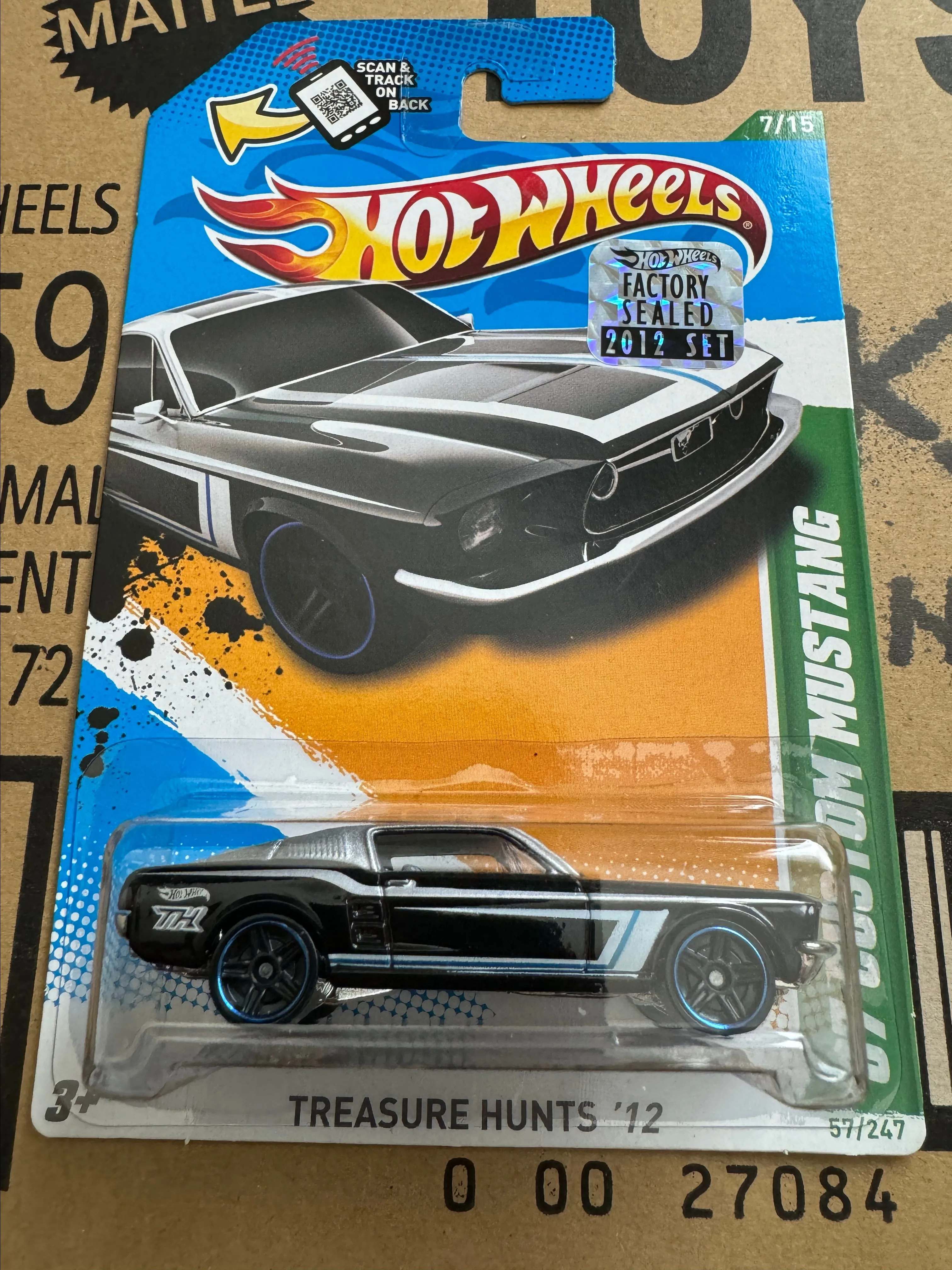 2012 factory sealed) 67 custom Mustang (treasure hunt