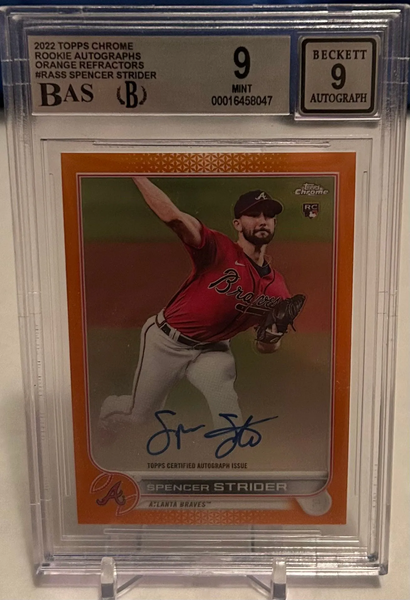 Spencer Strider 2024 rc Autograph