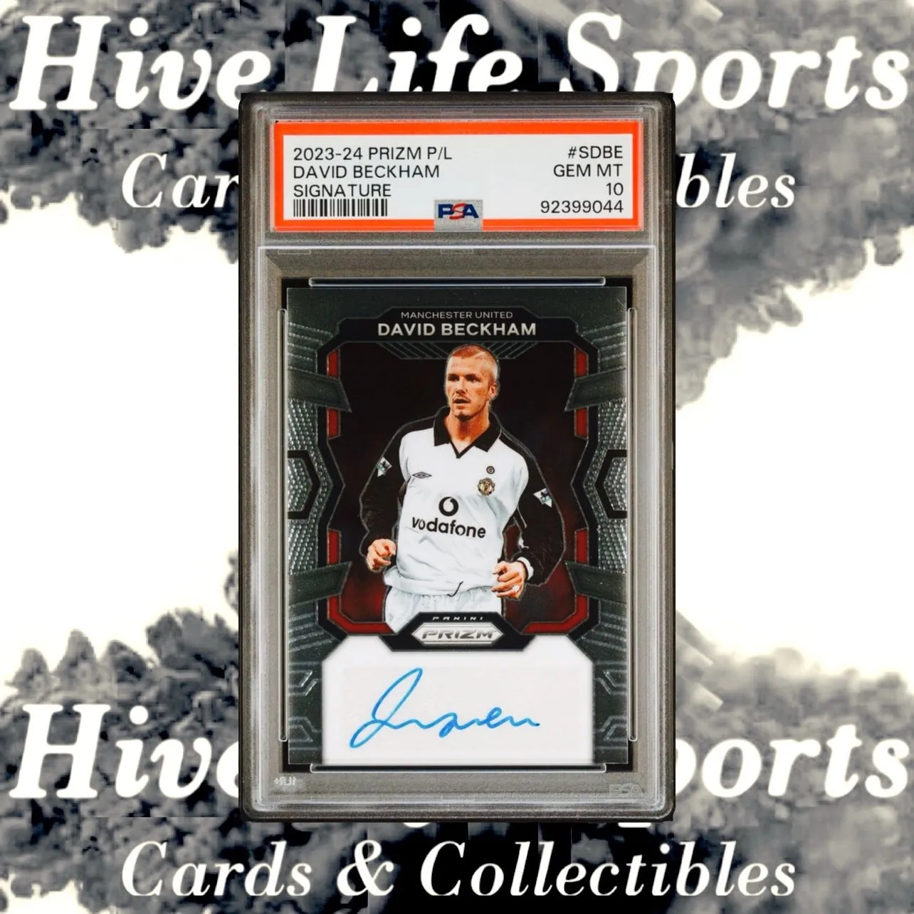 David Beckham ベッカム Panini Prizm AUTO 2022-23 Panini Prizm EPL David Beckham **3/10** GOLD