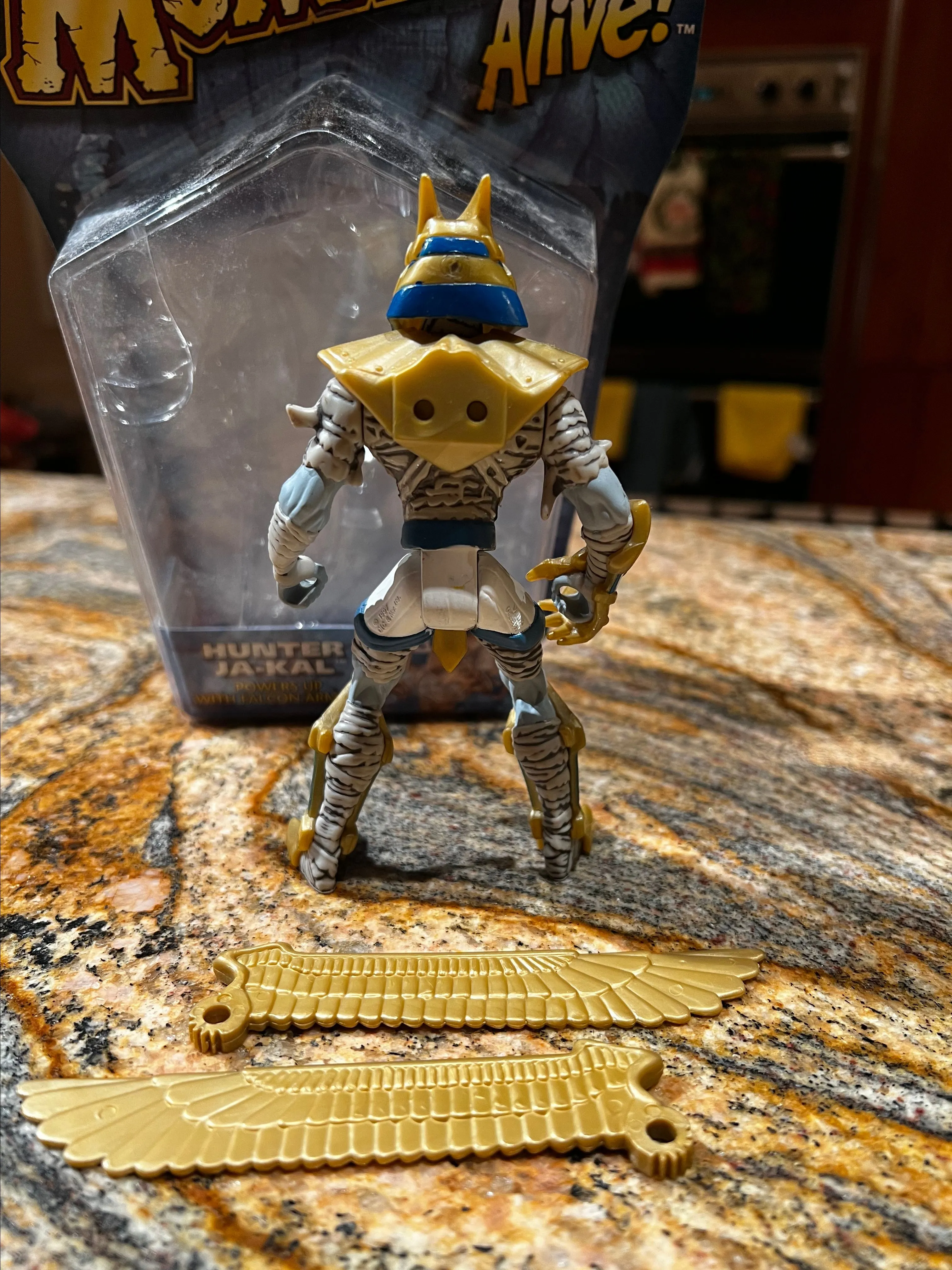 Mummies Alive! Hunter Ja-Kal フィギュア Vintage 1997 Hasbro Mummies Alive Hunter Ja Kal 5” Mummy