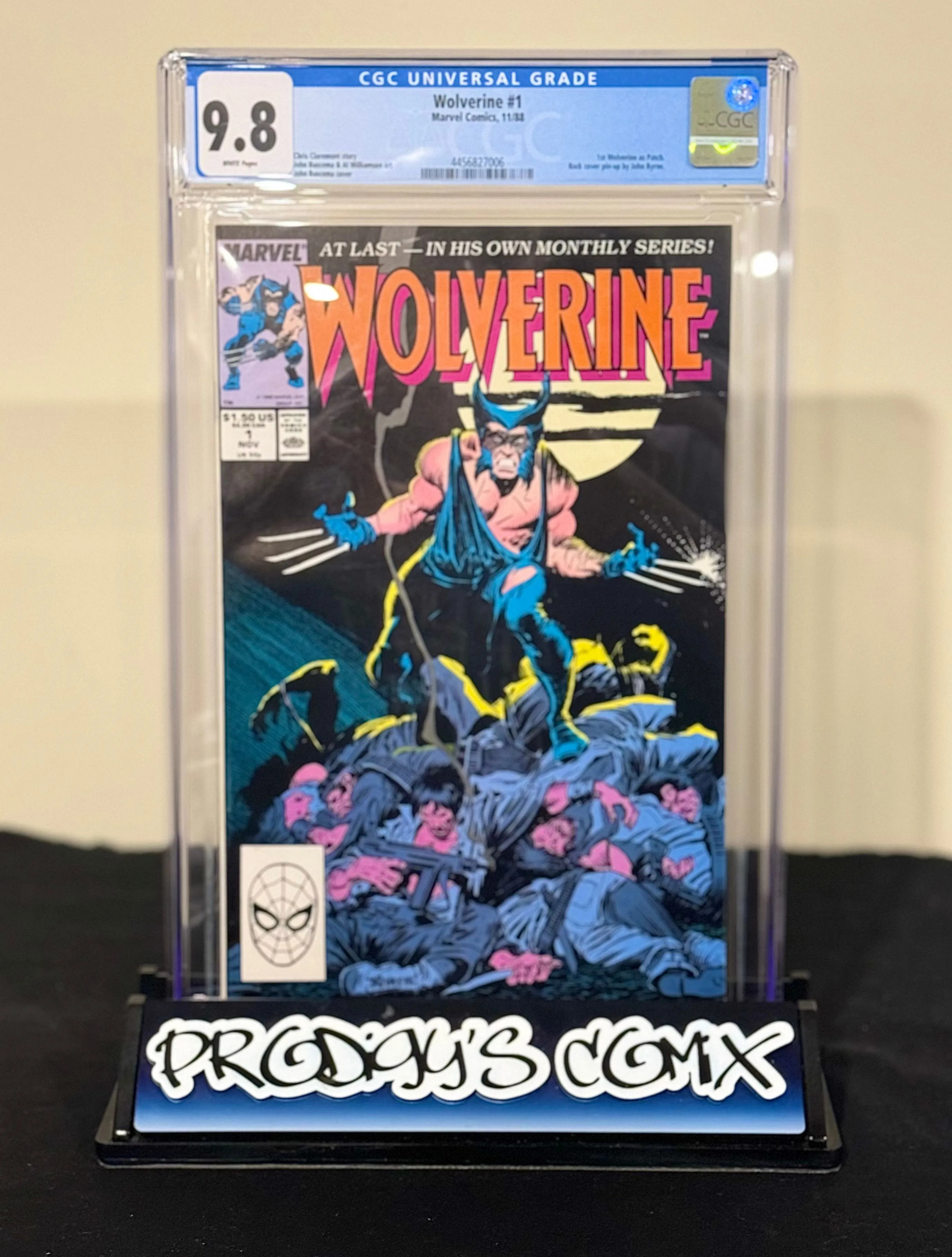 X-Men #251, CGC 9.8, Wolverine crucifixion cover, Marc