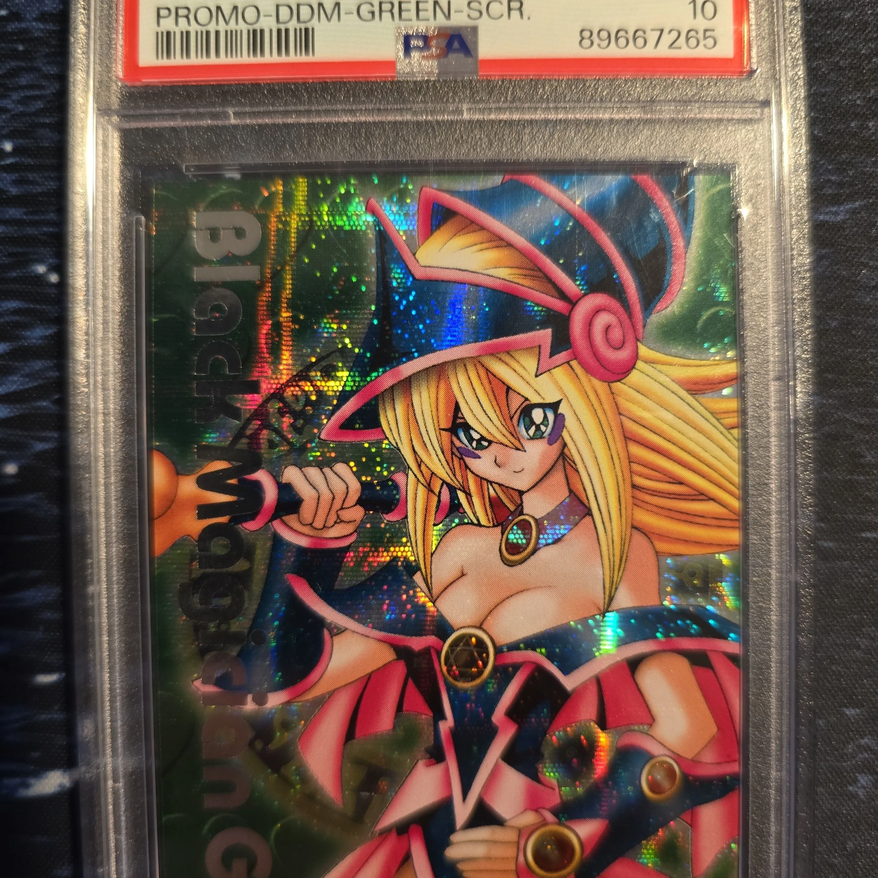 Yugioh - PSA 10 - Dark Magician Girl - Secret Rare Green