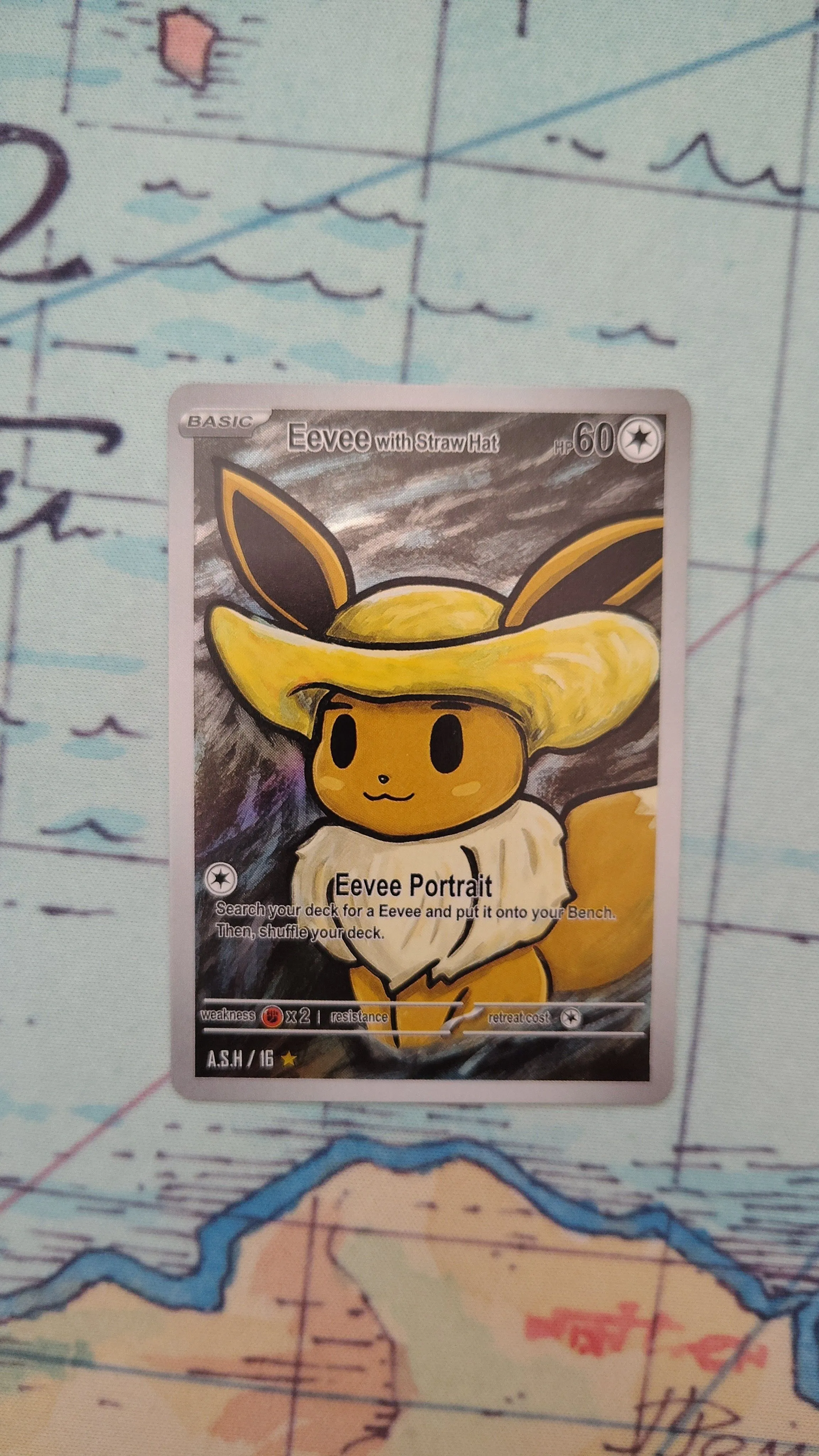 ゴッホイーブイ　Eevee with Straw Hat #60 ポケモンカード ゴッホイーブイ Eevee with Straw Hat #60 ポケモンカード ゴッホ