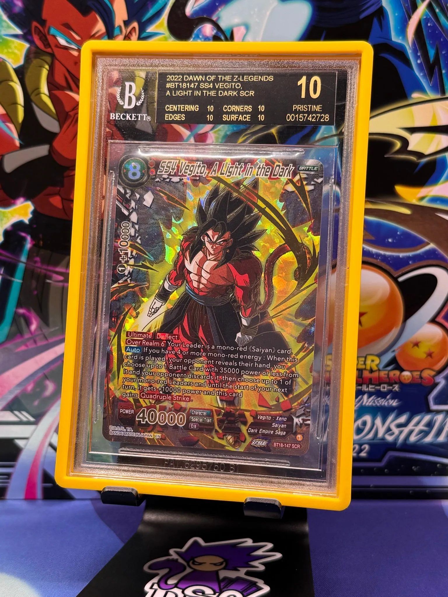 BLACK LABEL BGS 10 Frieza (JP) FS04-16 Alt Art With Guard