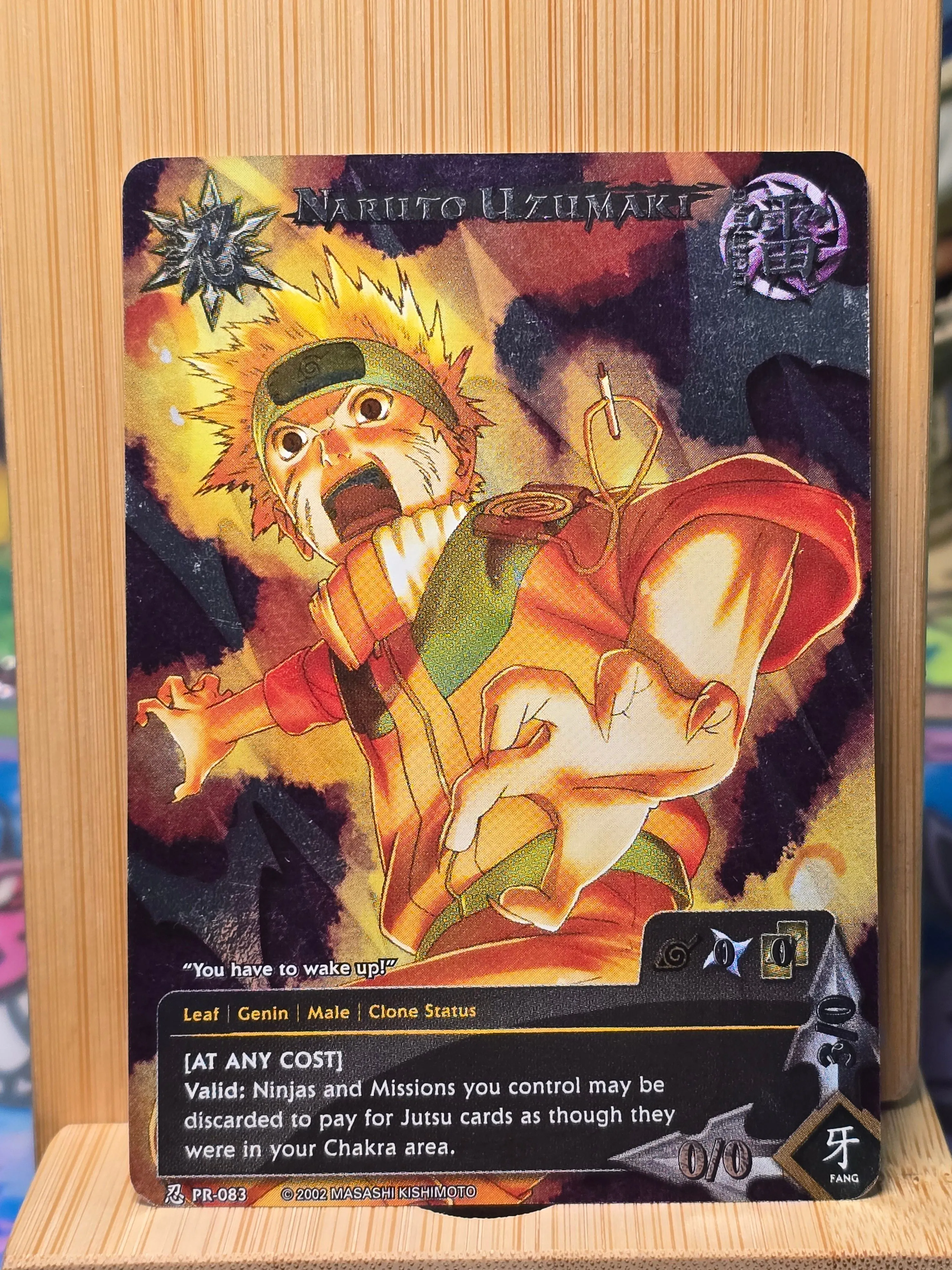 Naruto TCG CCG Naruto Uzumaki Foil Promo Card English Mint Near