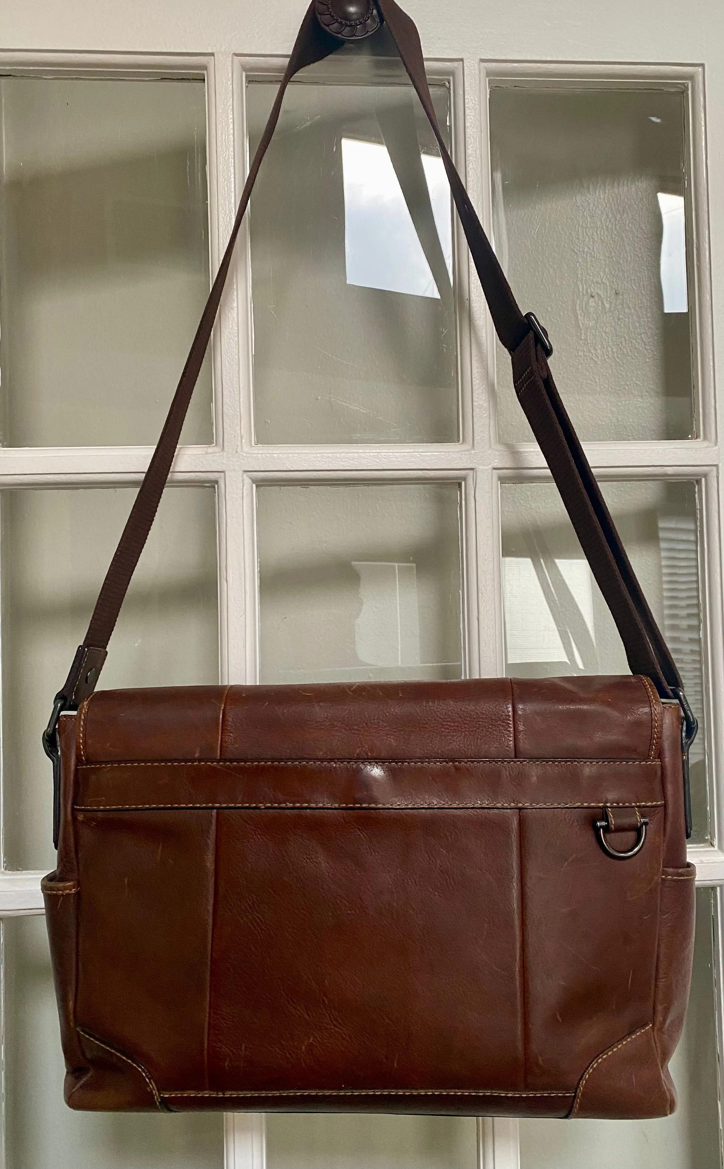 Fossil 14587 Field Sports Dept Brown Distressed Leather