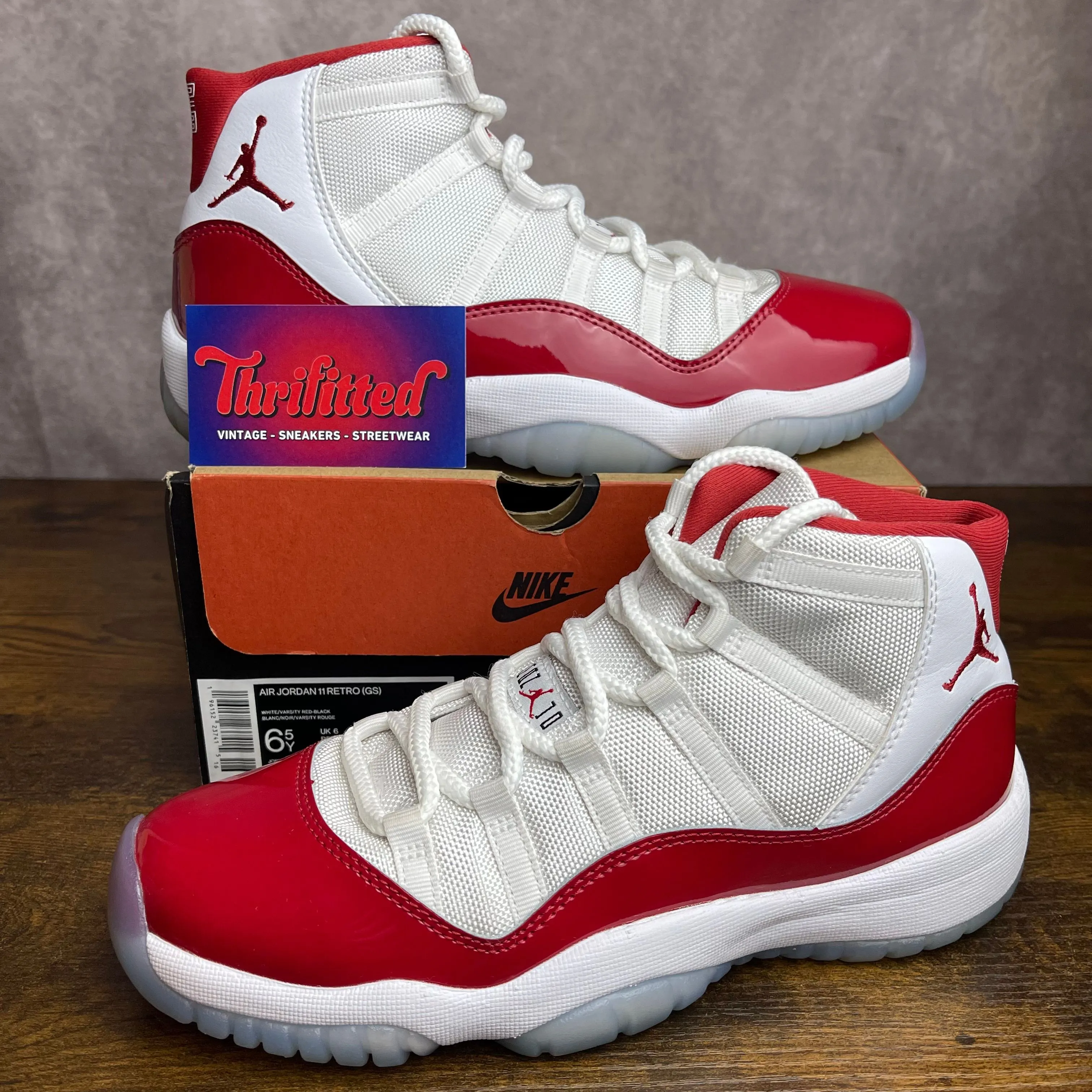 Jordan 11 red size 6 online