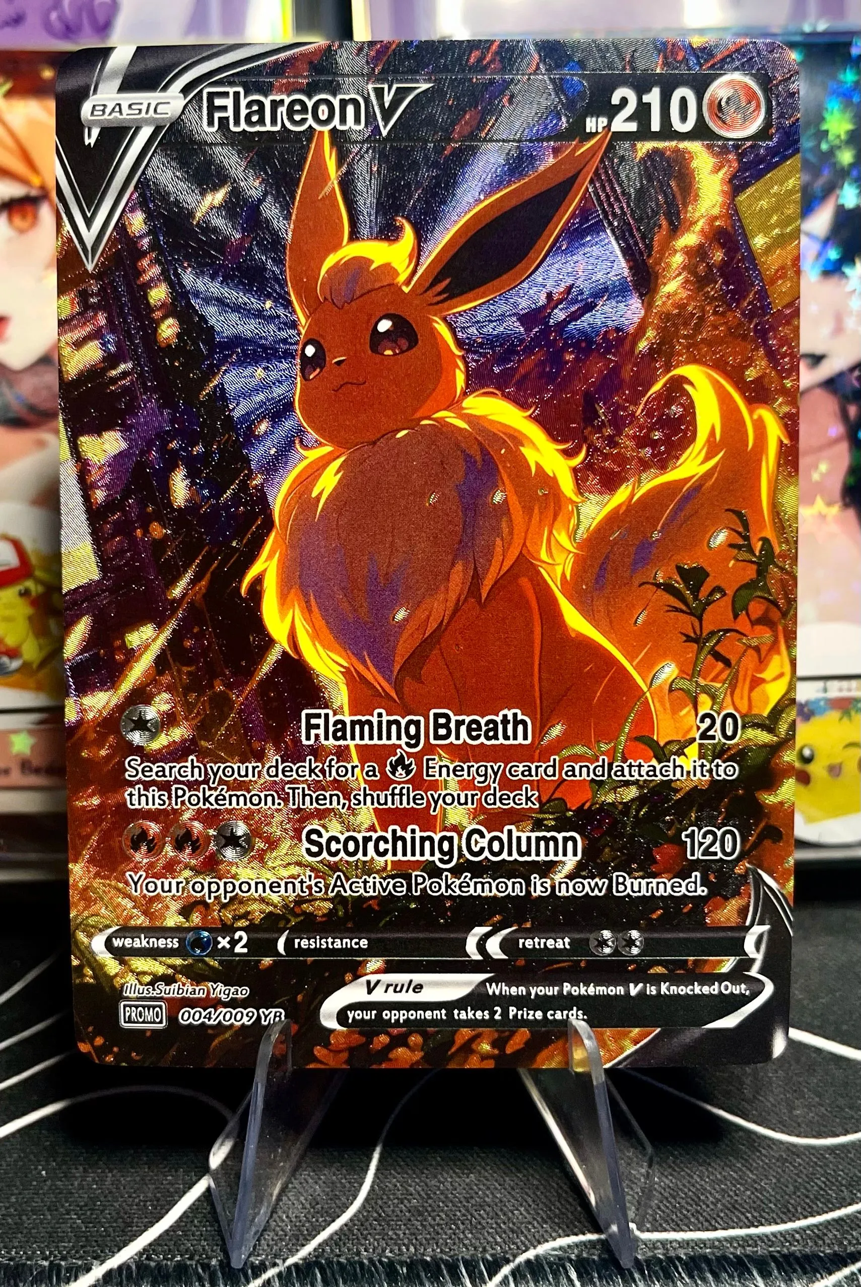 Flareon V Full Art Fan Art Card · Whatnot: Shop, Sell, Connect