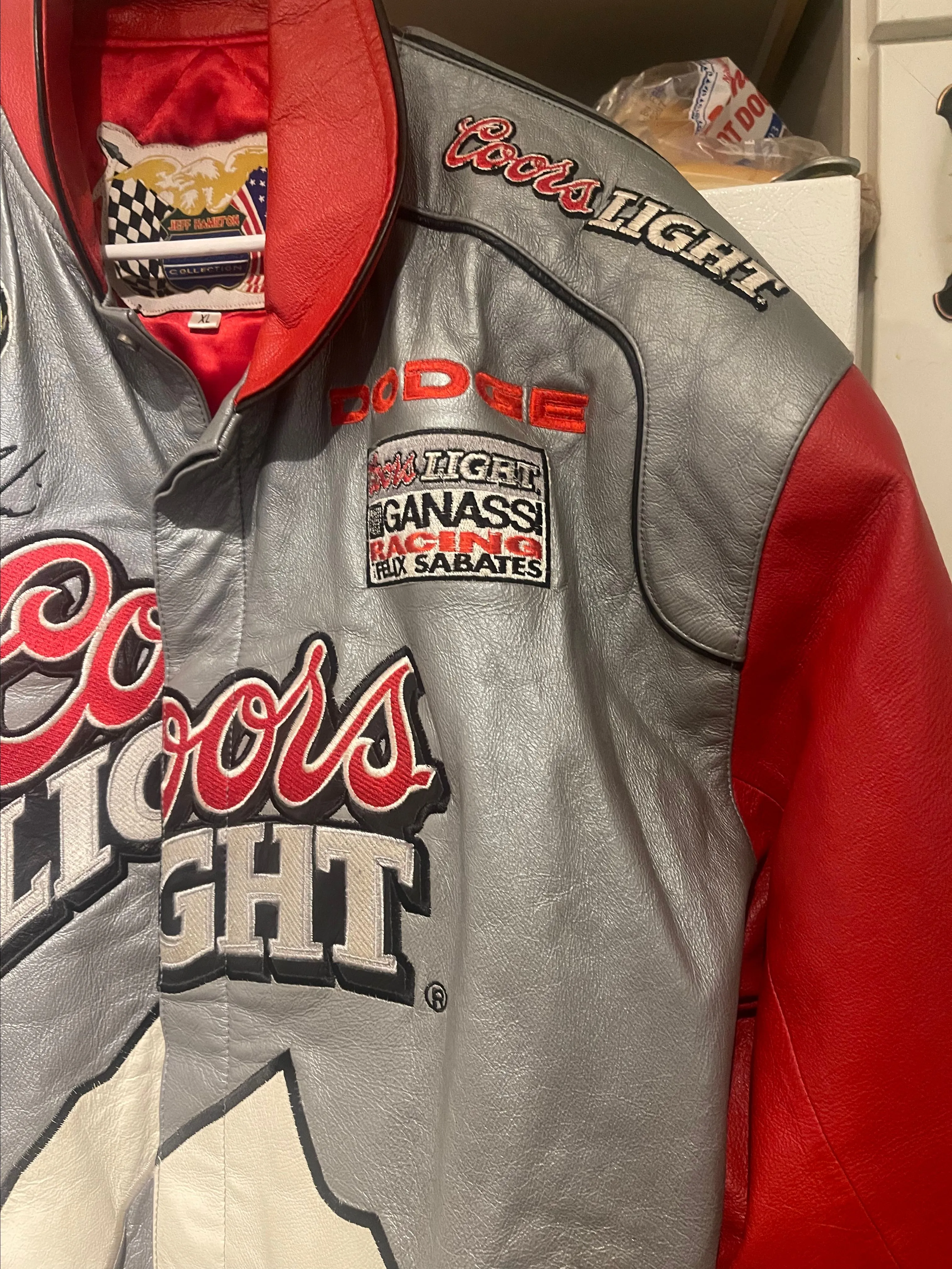 Jeff Hamilton Coors Light #40 NASCAR Racing Jacket XL