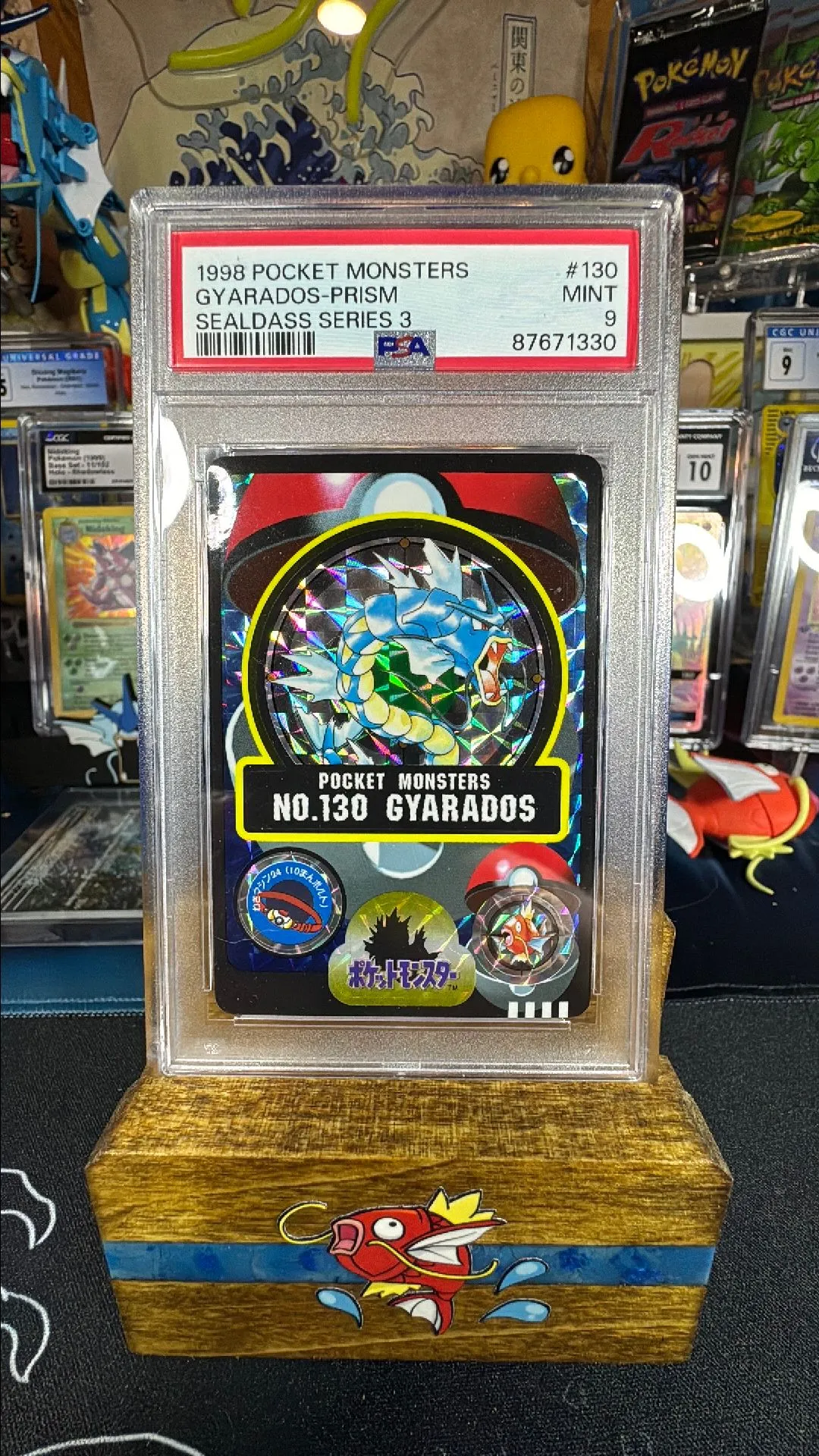 1998 top Sealdass Prism Gyarados - Series 3