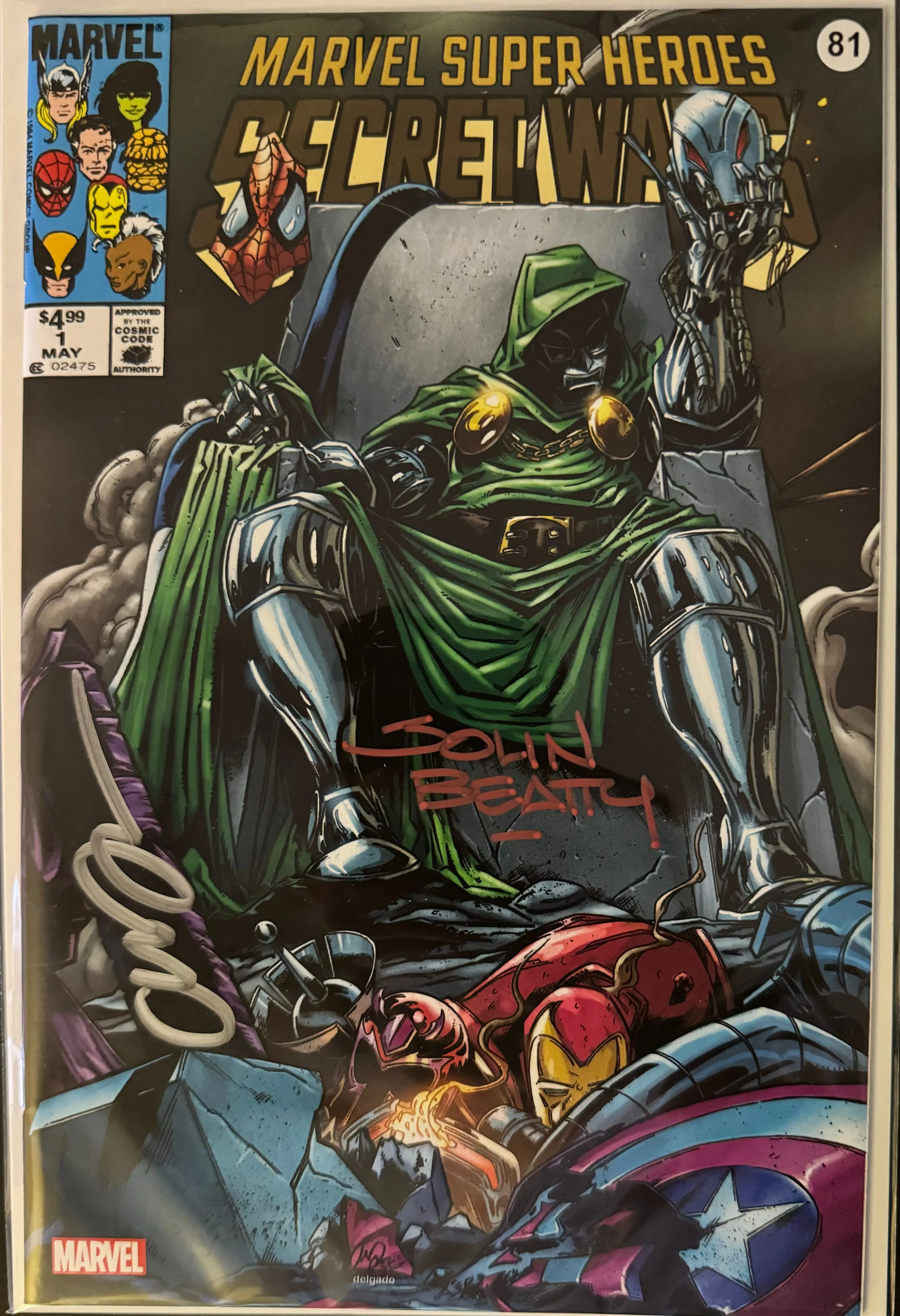 DOOM #1 ヴァリアントエディション Adi Granov Doom # 1 Adi Granov 1:100 Virgin Variant CGC 9.8 | eBay