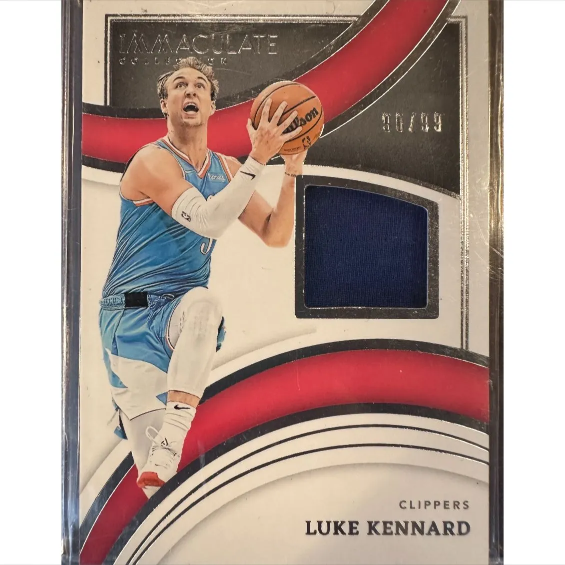 2021 22 LUKE KENNARD PANINI IMMACULATE COLLECTION GAME WORN JERSEY 99 CLIPPERS Whatnot Buy Sell Go Live