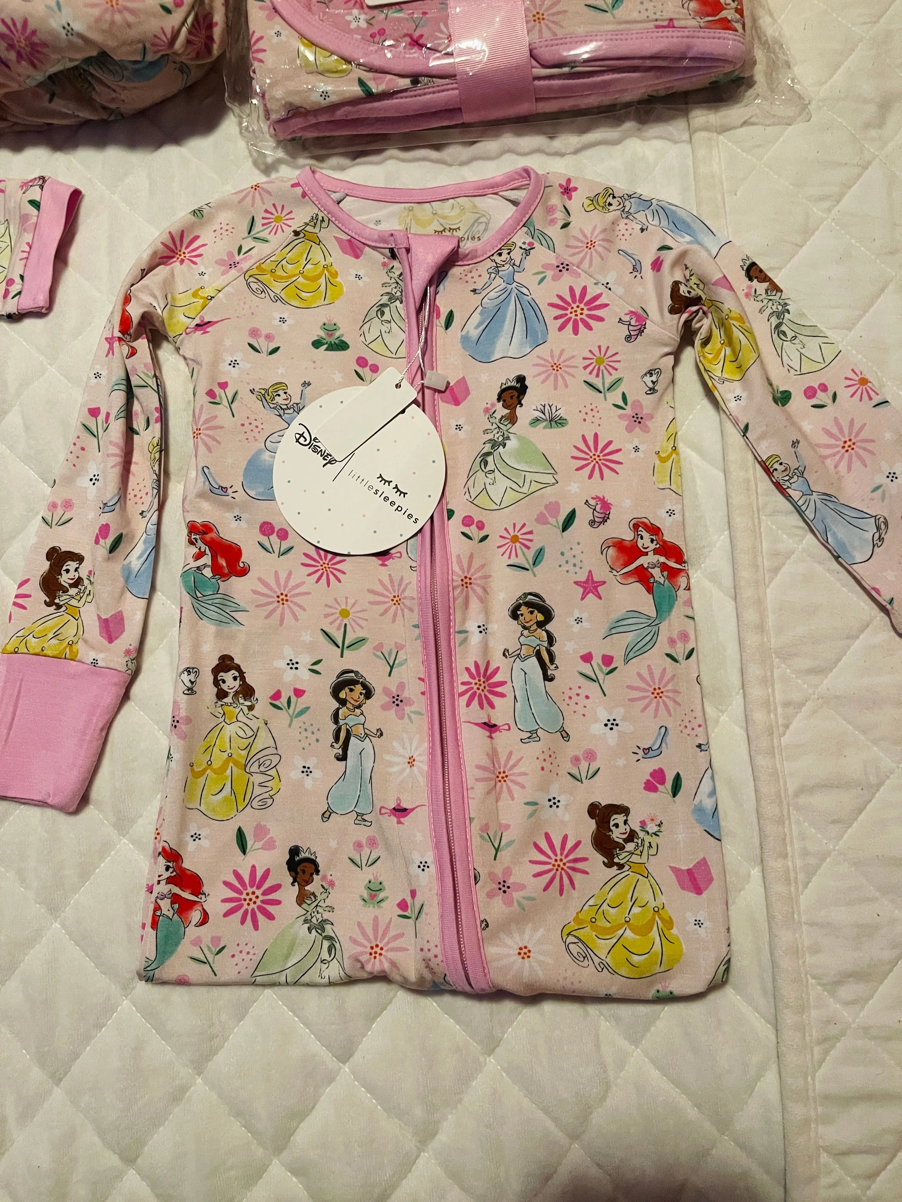 Little hotsell Sleepies Disney Princess zippy 12/18 NWT