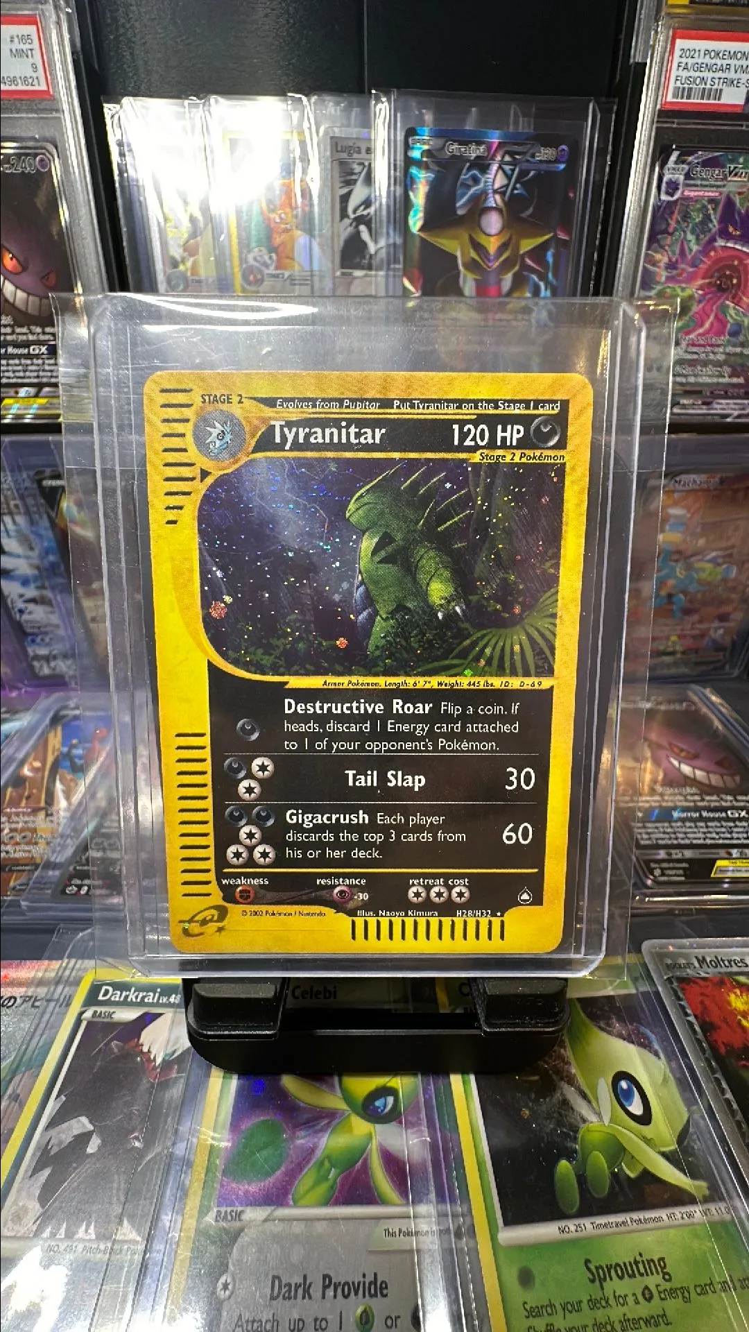 Pokemon Tyranitar H28 factory Aquapolis