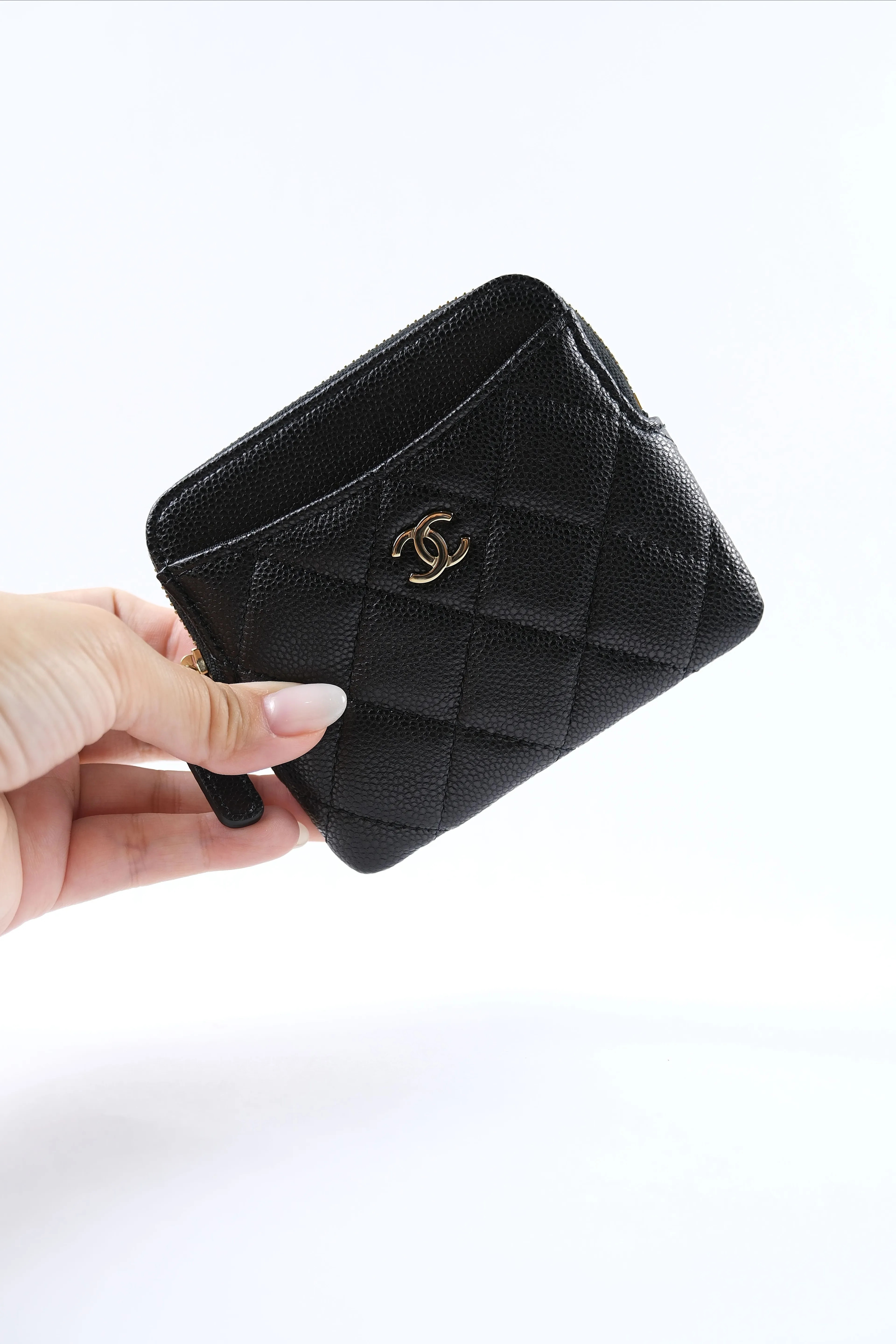 限定_多機能_ジップ_CHANEL_カード_コイン_財布_フラグメント 希少オレンジ_CHANEL_フラグメント_カード_ジップ_財布_コイン