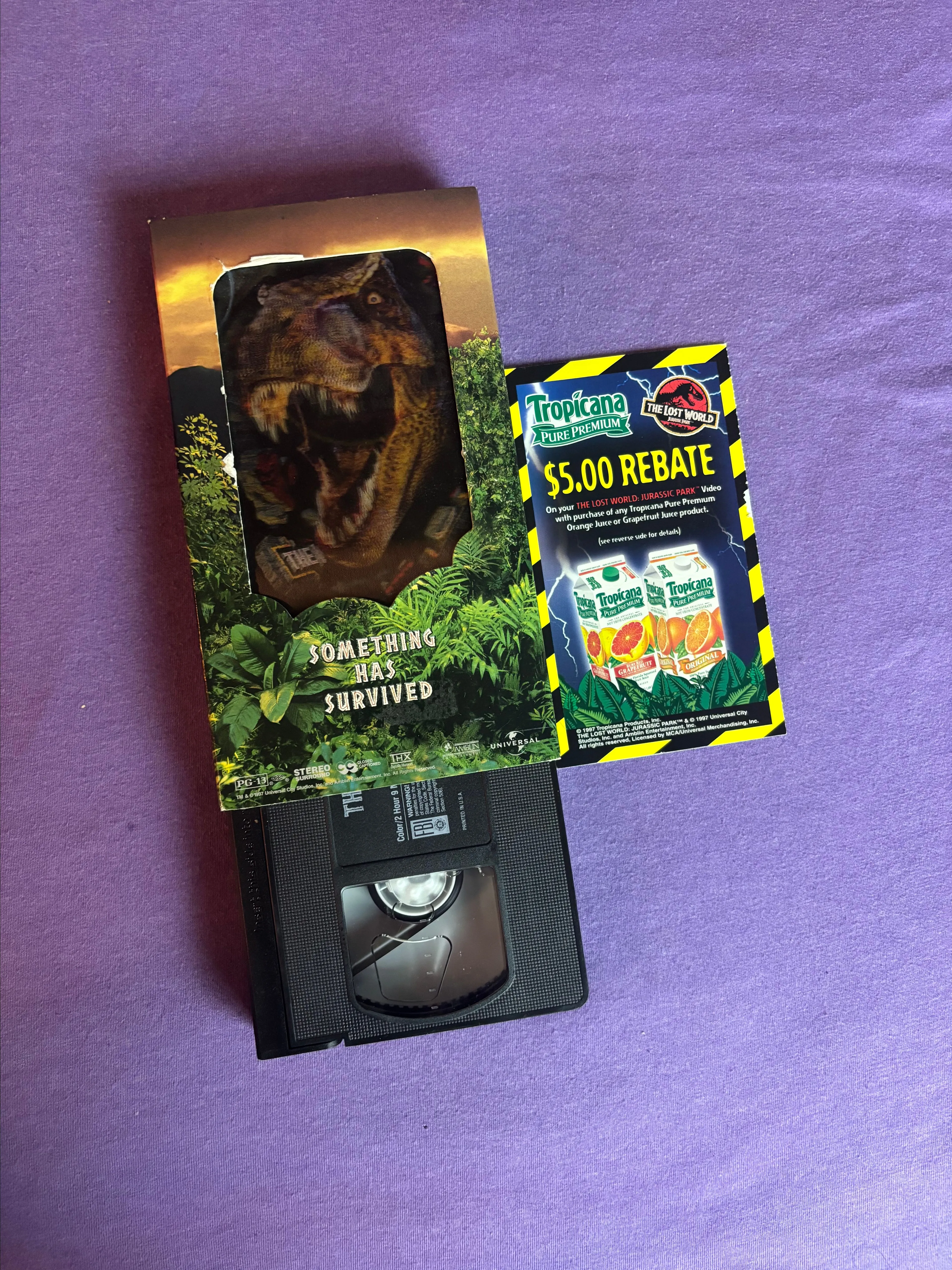 The Lost World: Jurassic Park offers (VHS 1997) SUPER RARE