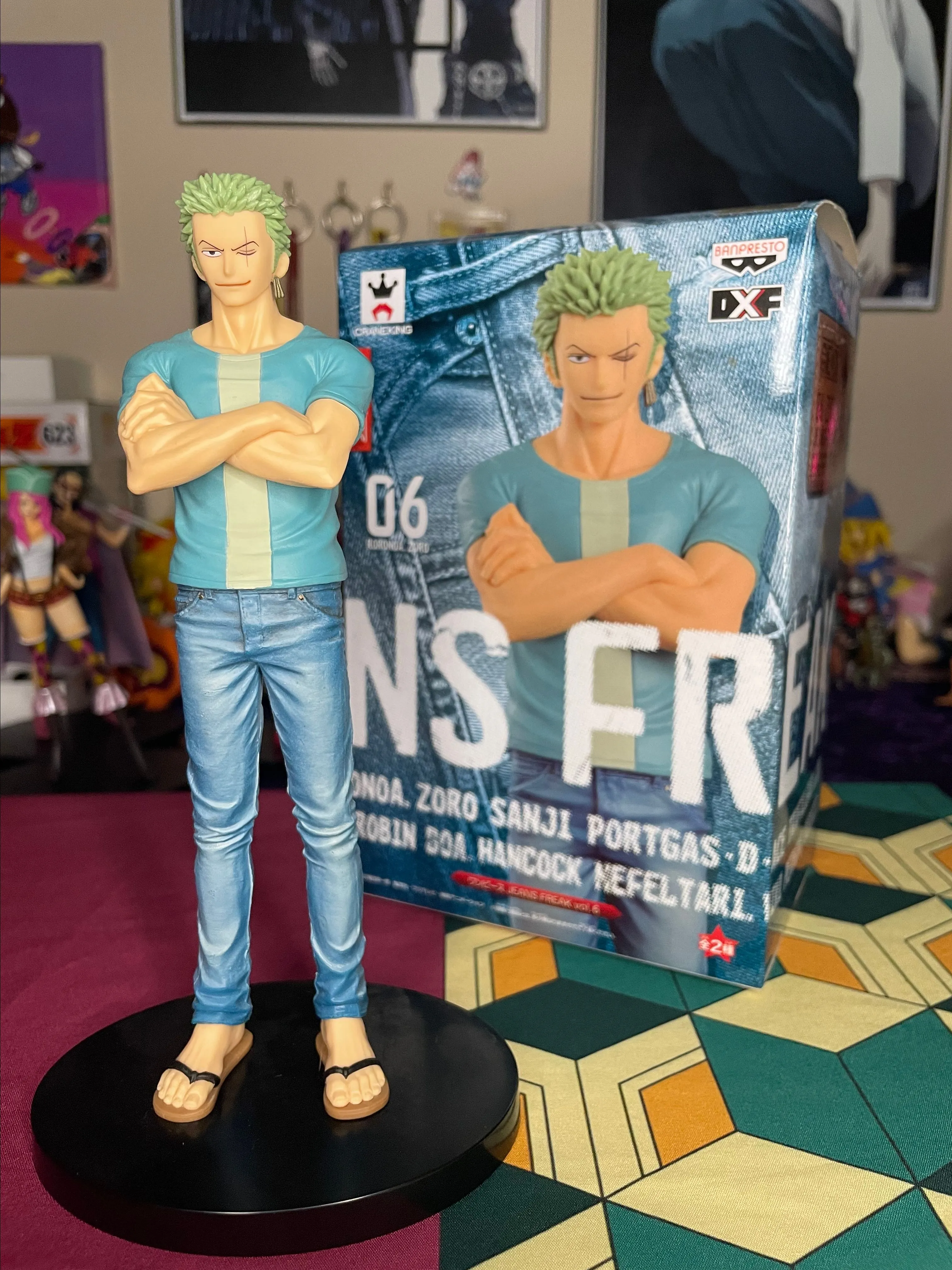 ゾロsp Banpresto Roronoa Zoro Figure A, Jeans Freak Series Volume 6