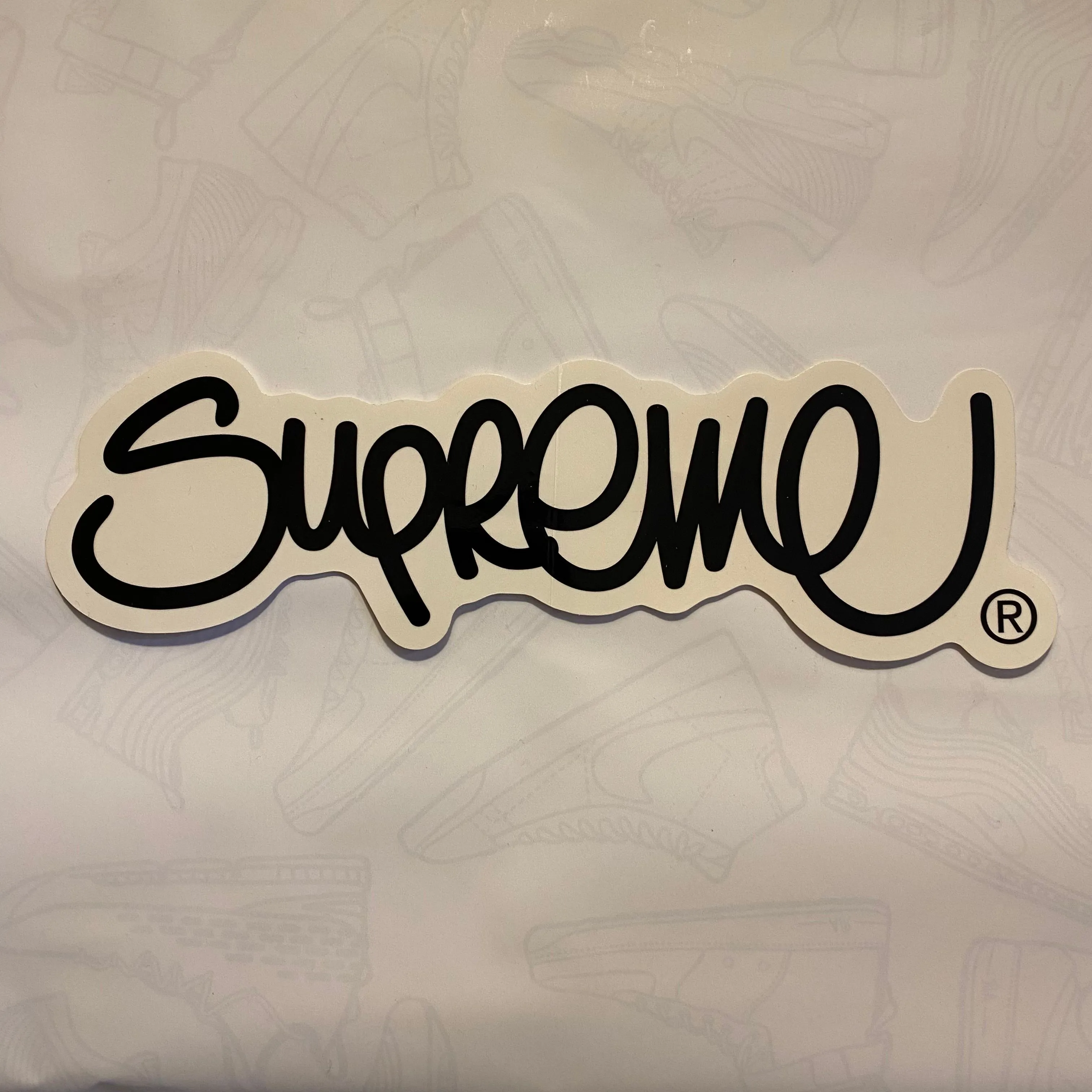 Handstyle Supreme Sticker · Whatnot: Shop, Sell, Connect