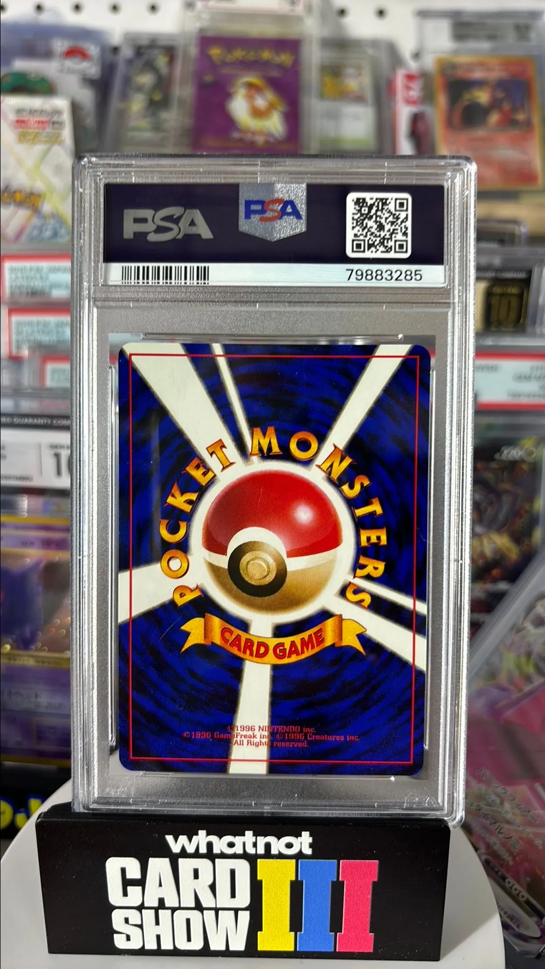 あらかるとページ PSA 10 1997 Pokemon Japanese Rocket Dark Alakazam Holo SWIRL (a266