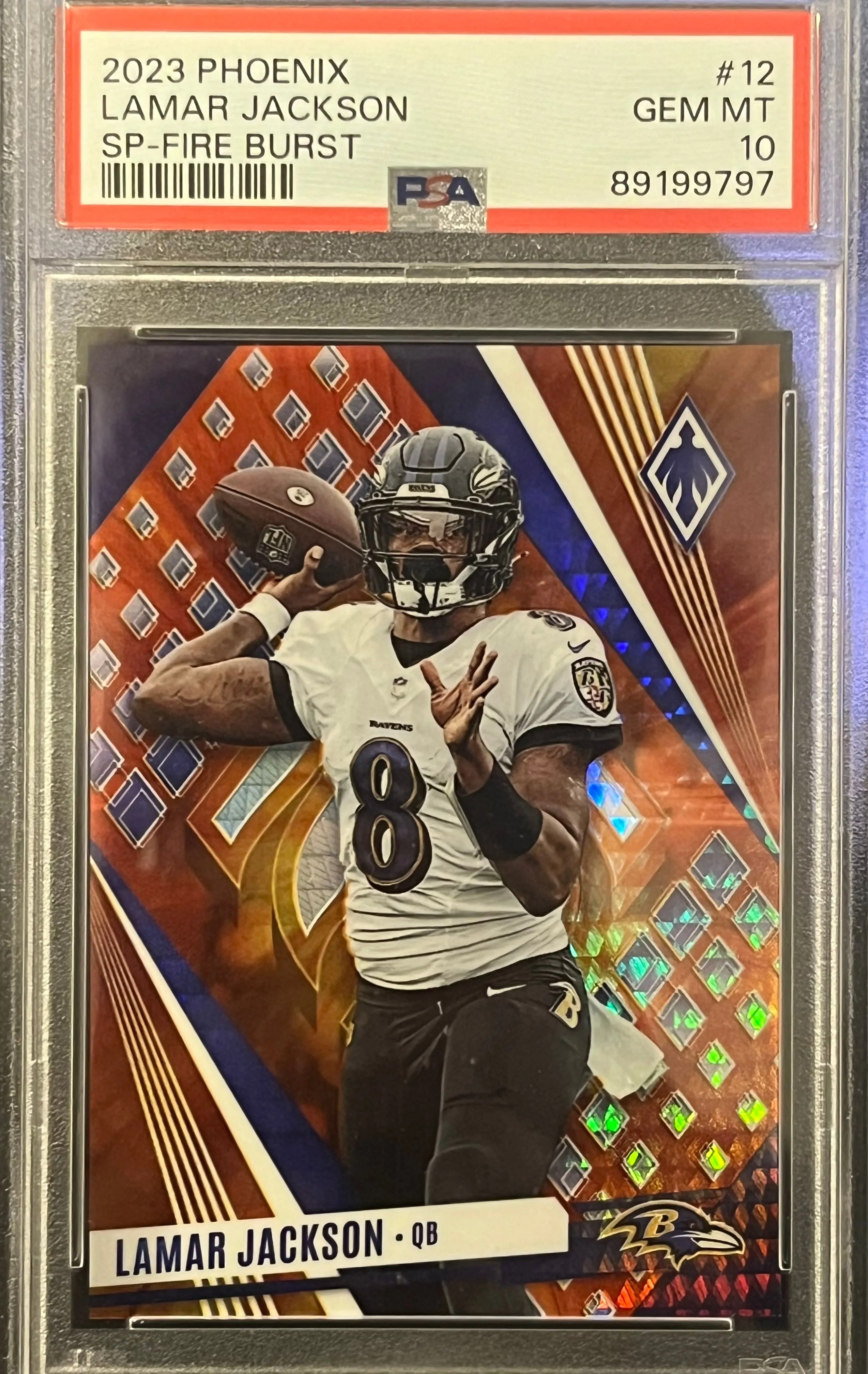 Psa outlets 10 lamar Jackson sp