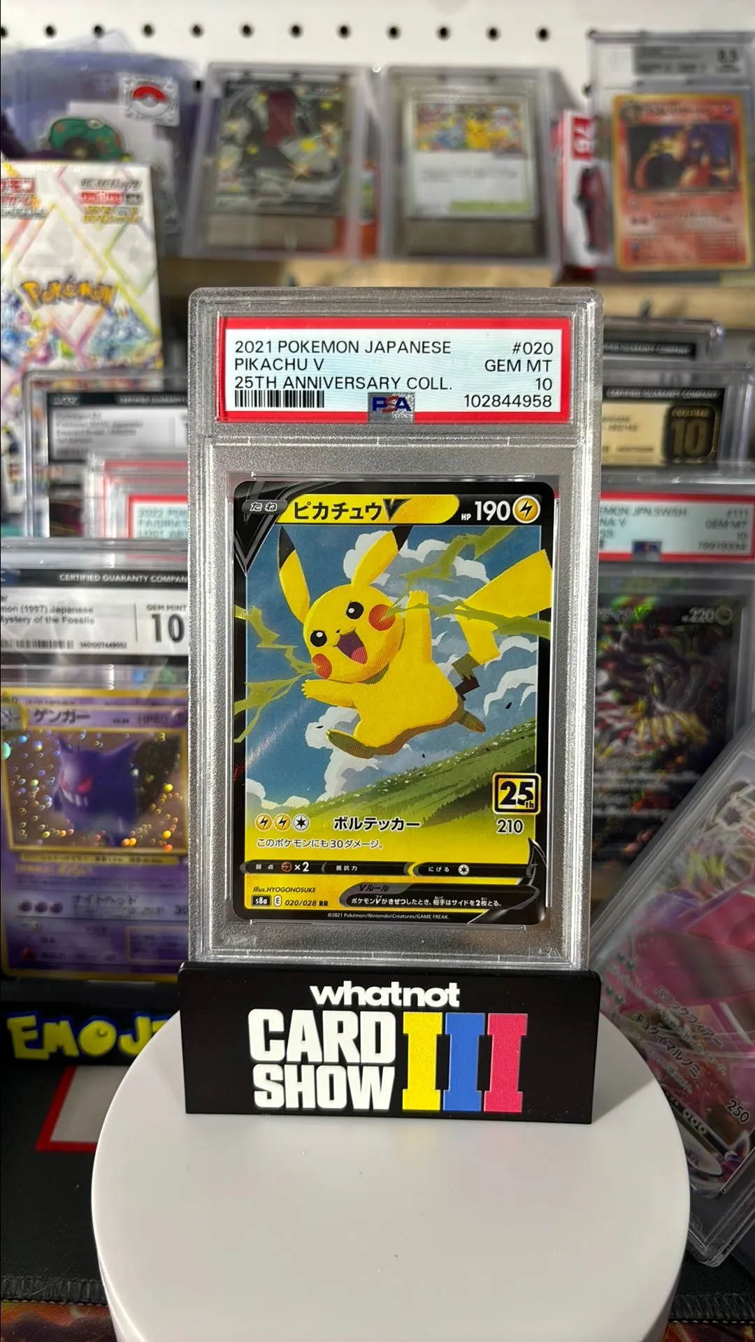 ポチタ　PSA10 PSA 10 Pikachu V 25th anniversary collection Japanese (a237