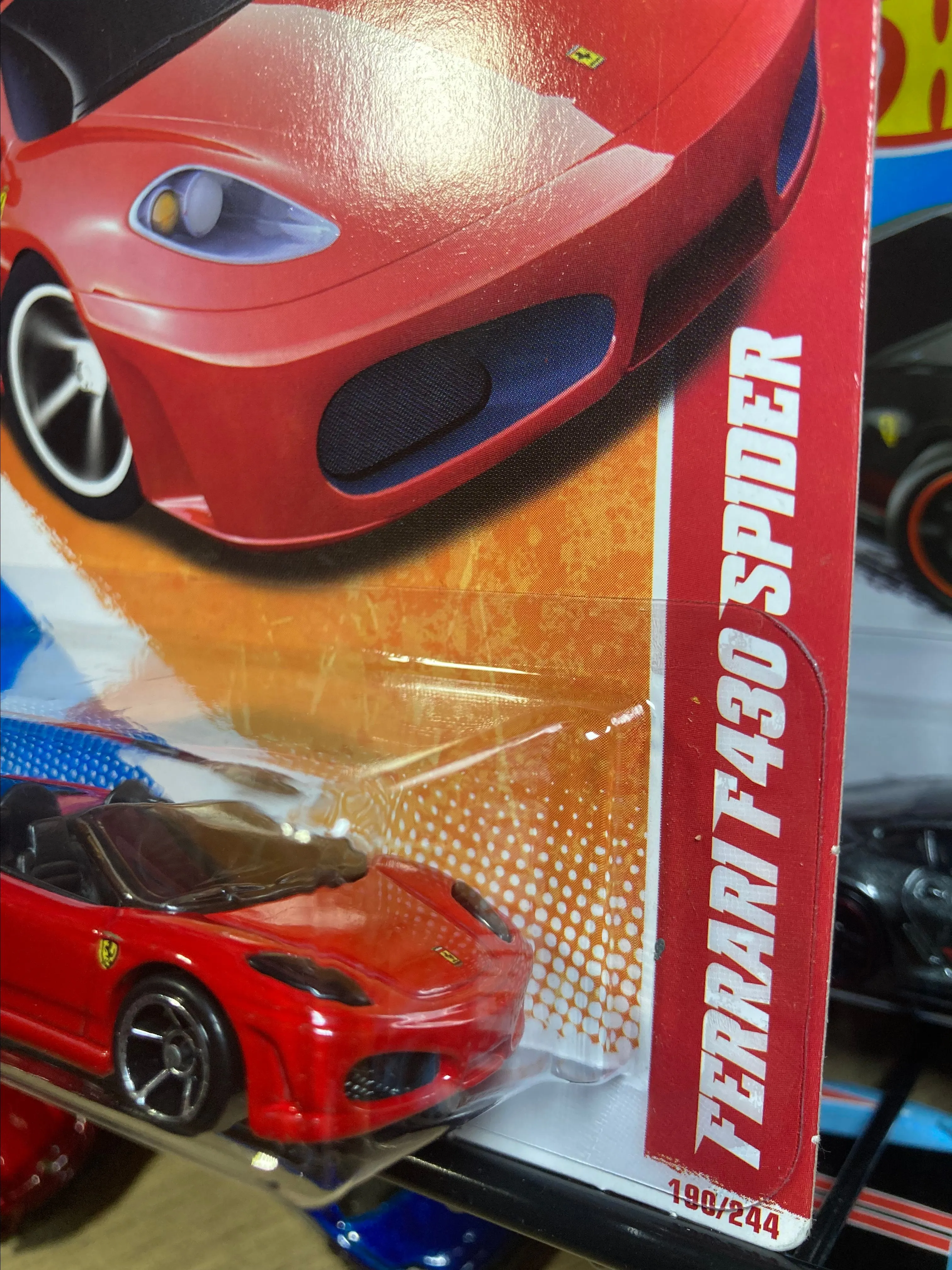 Hot Wheels Ferrari Racer F430 SPIDER Black Excellent