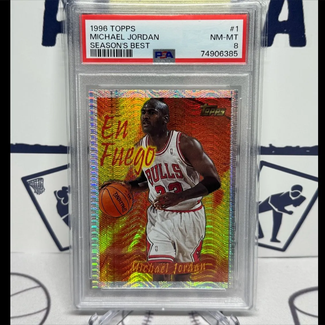 1996 Michael Jordan En outlet Fuego PSA 9