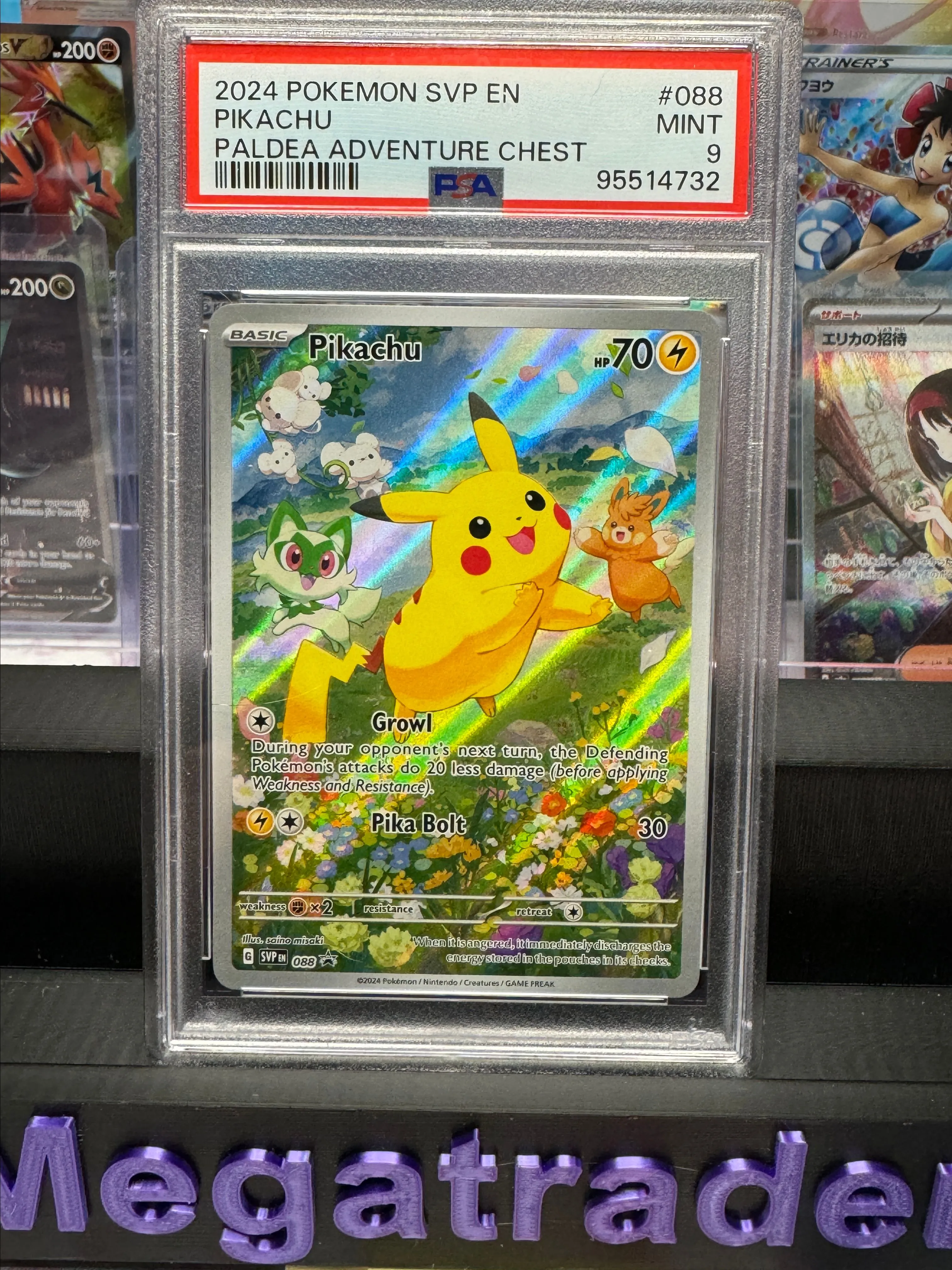 Pokemon Pikachu Promo popular Psa 9