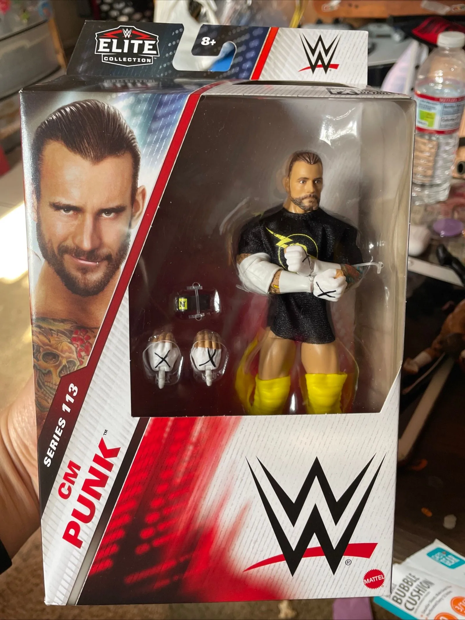 WWE Elite Collection CM Punk (Macho Gear) Wrestling Action