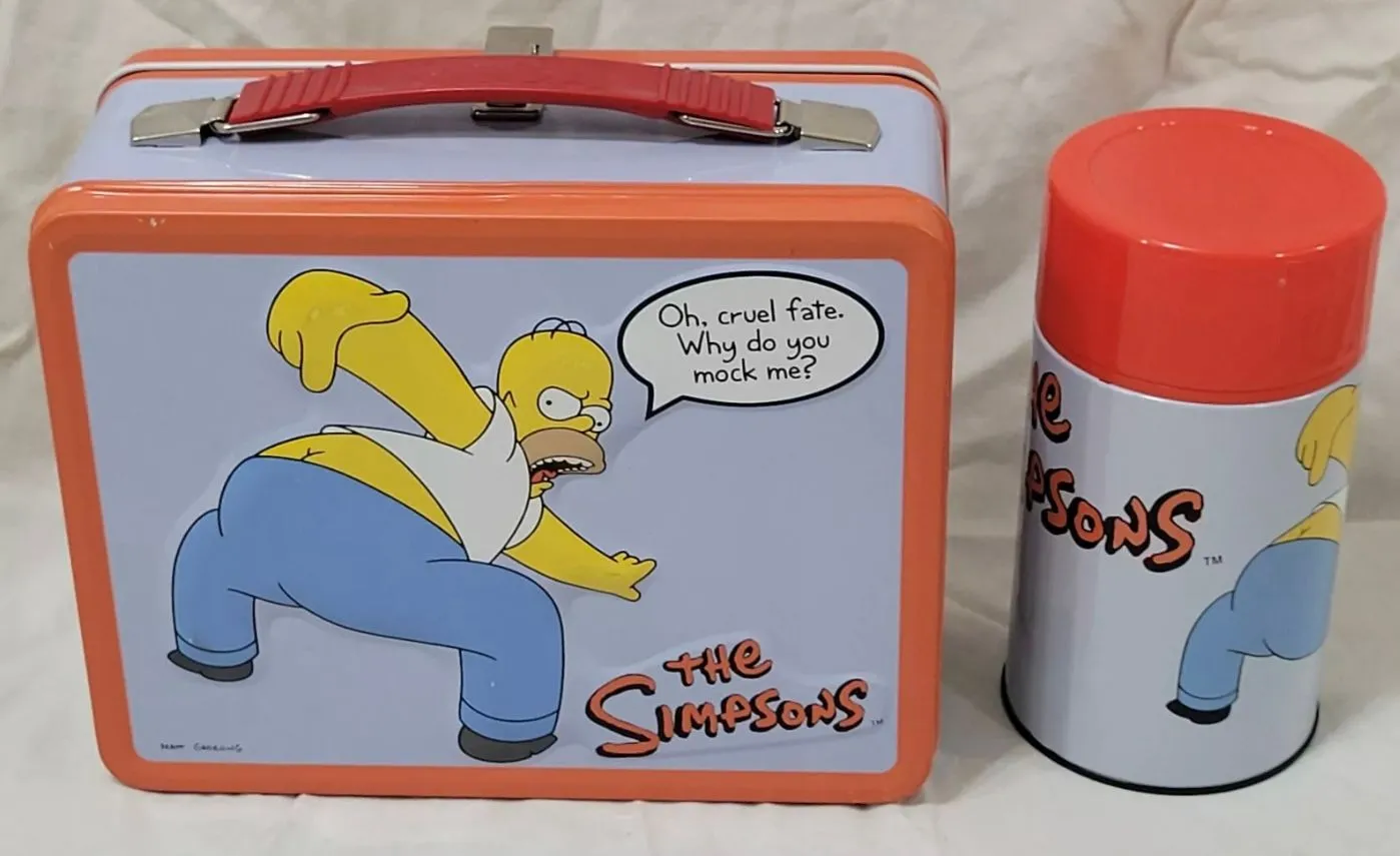 The Simpsons Homer Metal Lunchbox with Thermas · Whatnot: Shop