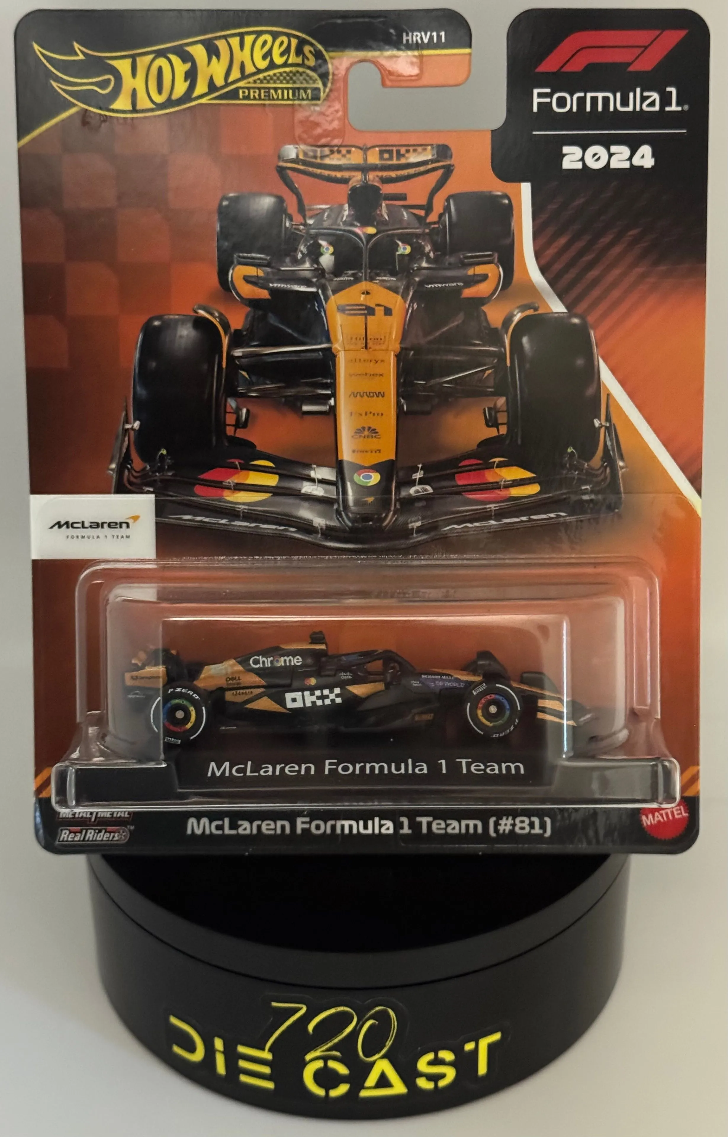 ホットウィール McLaren Formula 1 Team (#81) Hot Wheels Premium McLaren Formula 1 Team Race Car #81