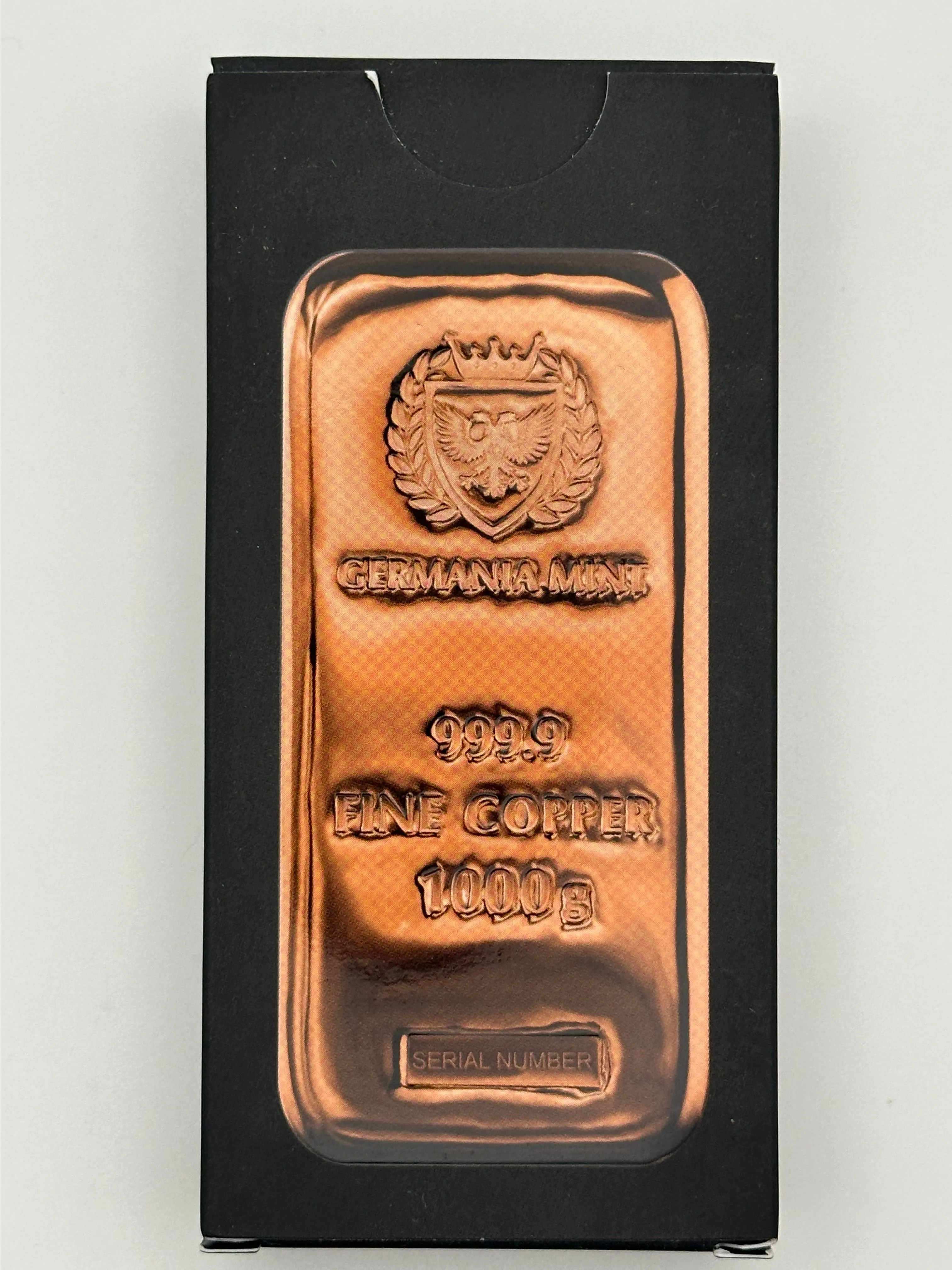 1000 gram Copper Bar - Germania Mint 1 Kilo · Whatnot: Shop, Sell