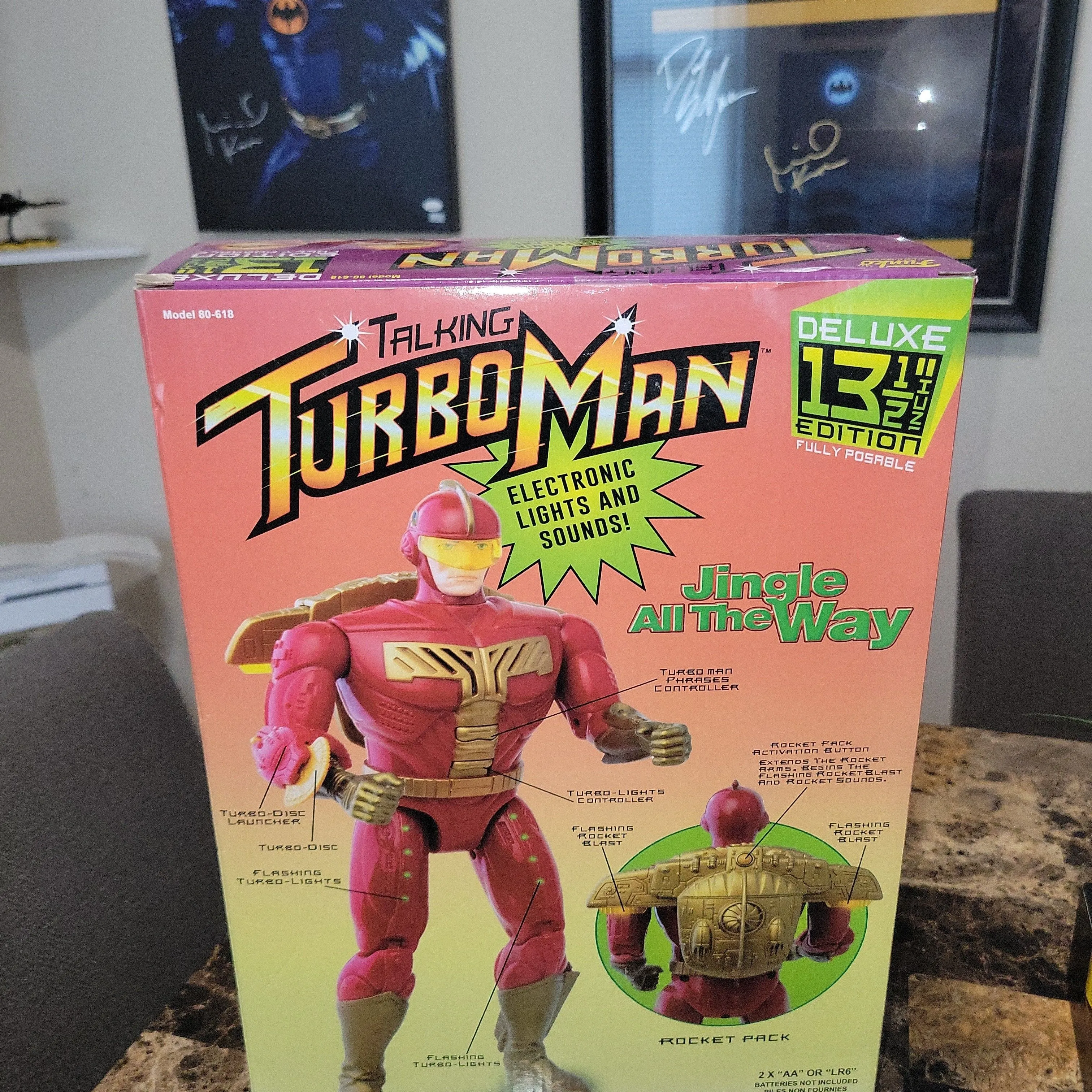 Funko Jingle All The Way Talking Turbo Man Figure 13.5” Walmart