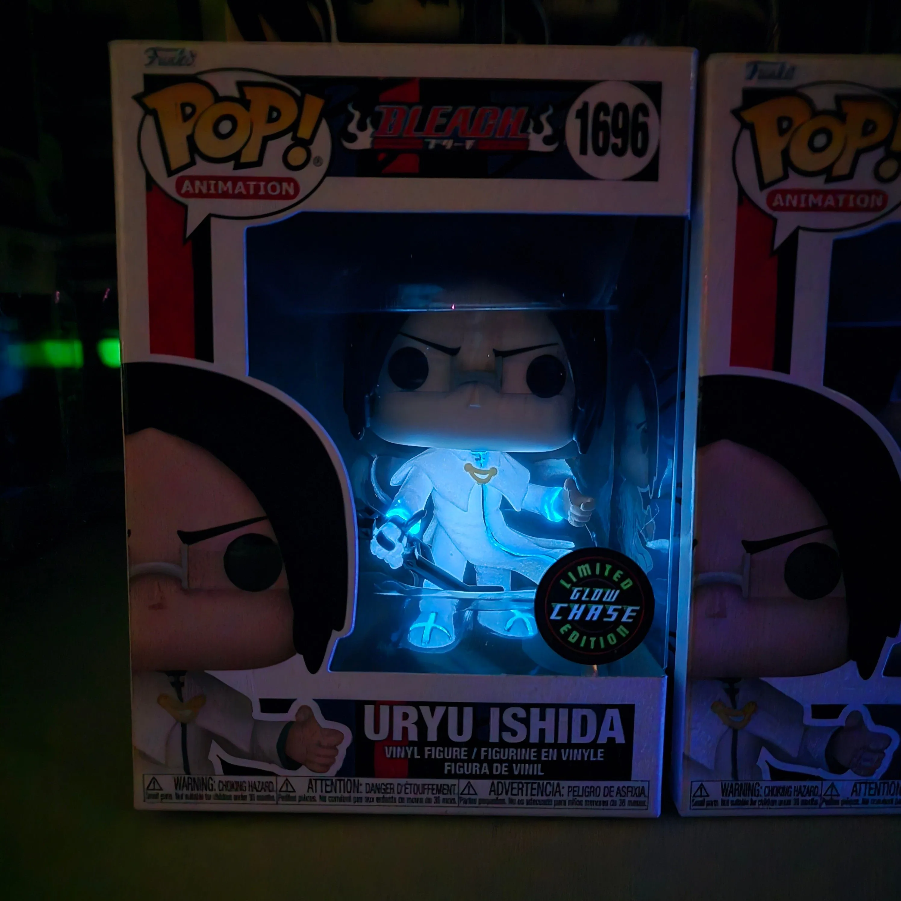 Bundle* Bleach Uryu Ishida GITD Chase & Common Funko Pop