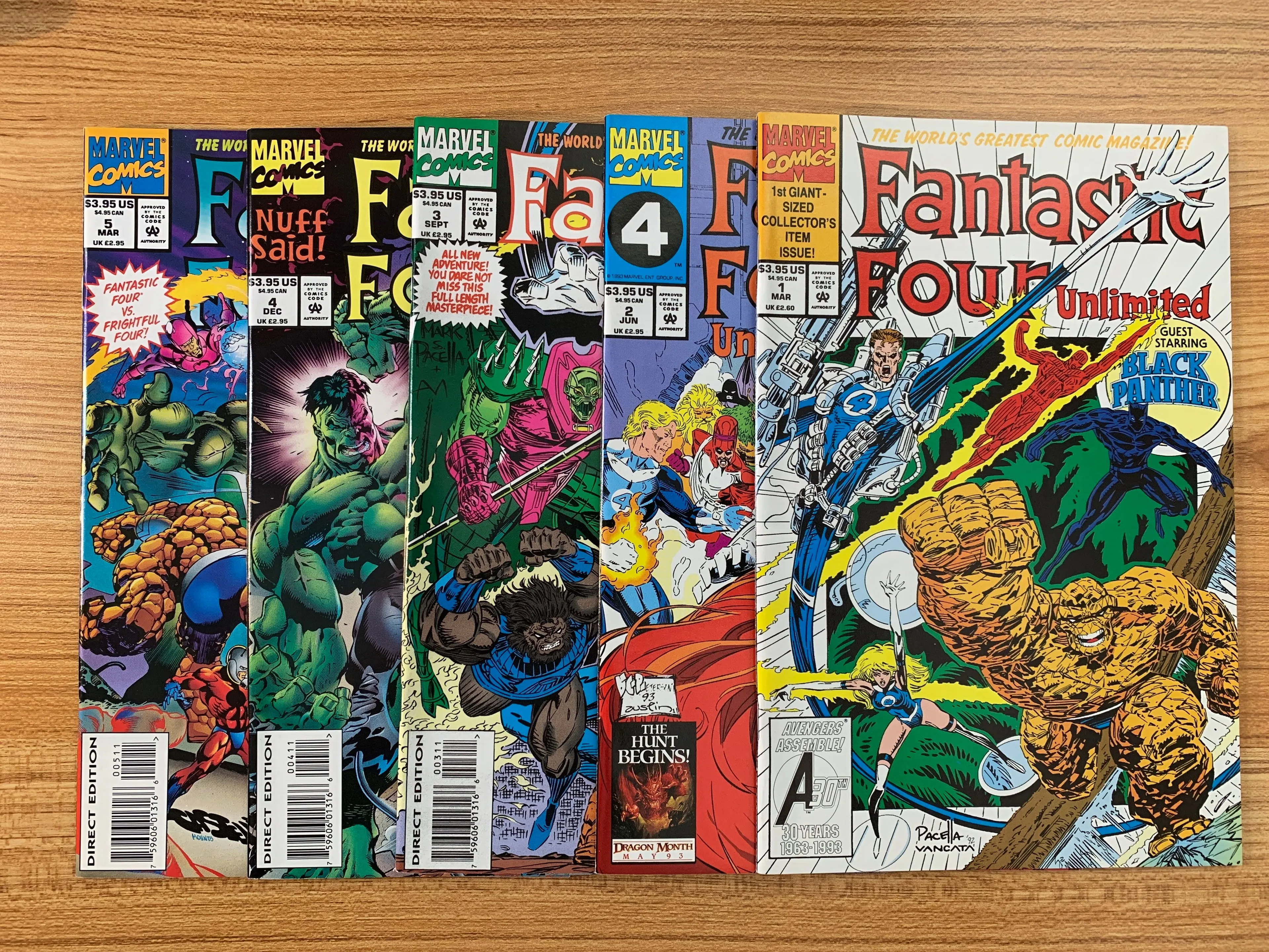 Lot of 10 Comics: X-Men #1A, 1B, 1C, 1D, 2, 3, 4, 5, 25, 30