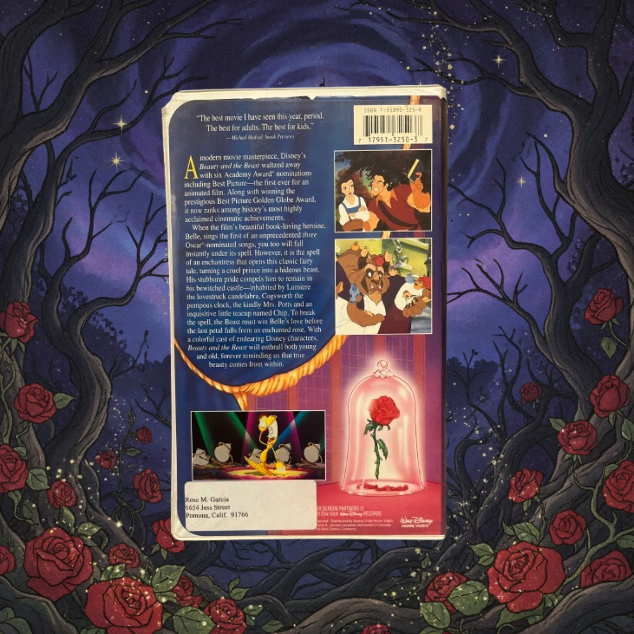 VINTAGE* Beauty and the Beast (1992 VHS, Walt Disney Classic