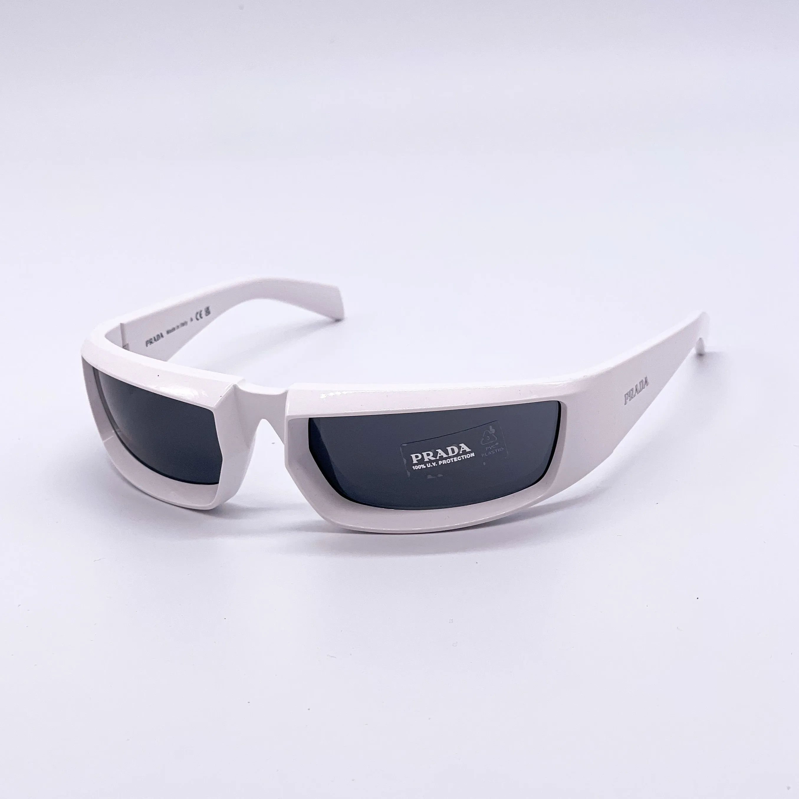NEW PRADA PR25YS 4615S0 UNISEX SUNGLASSES PRADA SPR 25Y WHITE PR