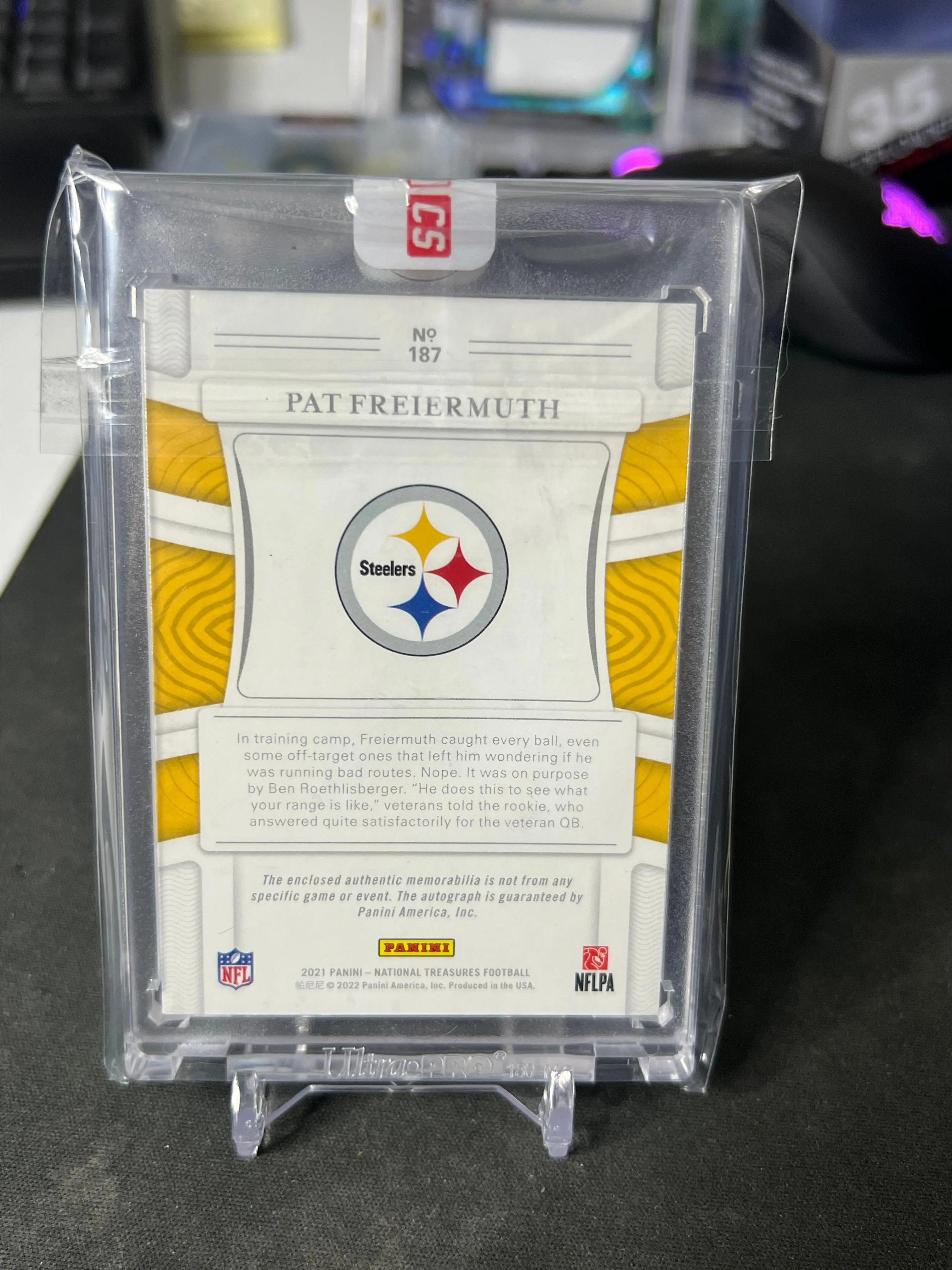 PAT FREIERMUTH 2021 Certified RPA Freshman Fabrics 2024 /10