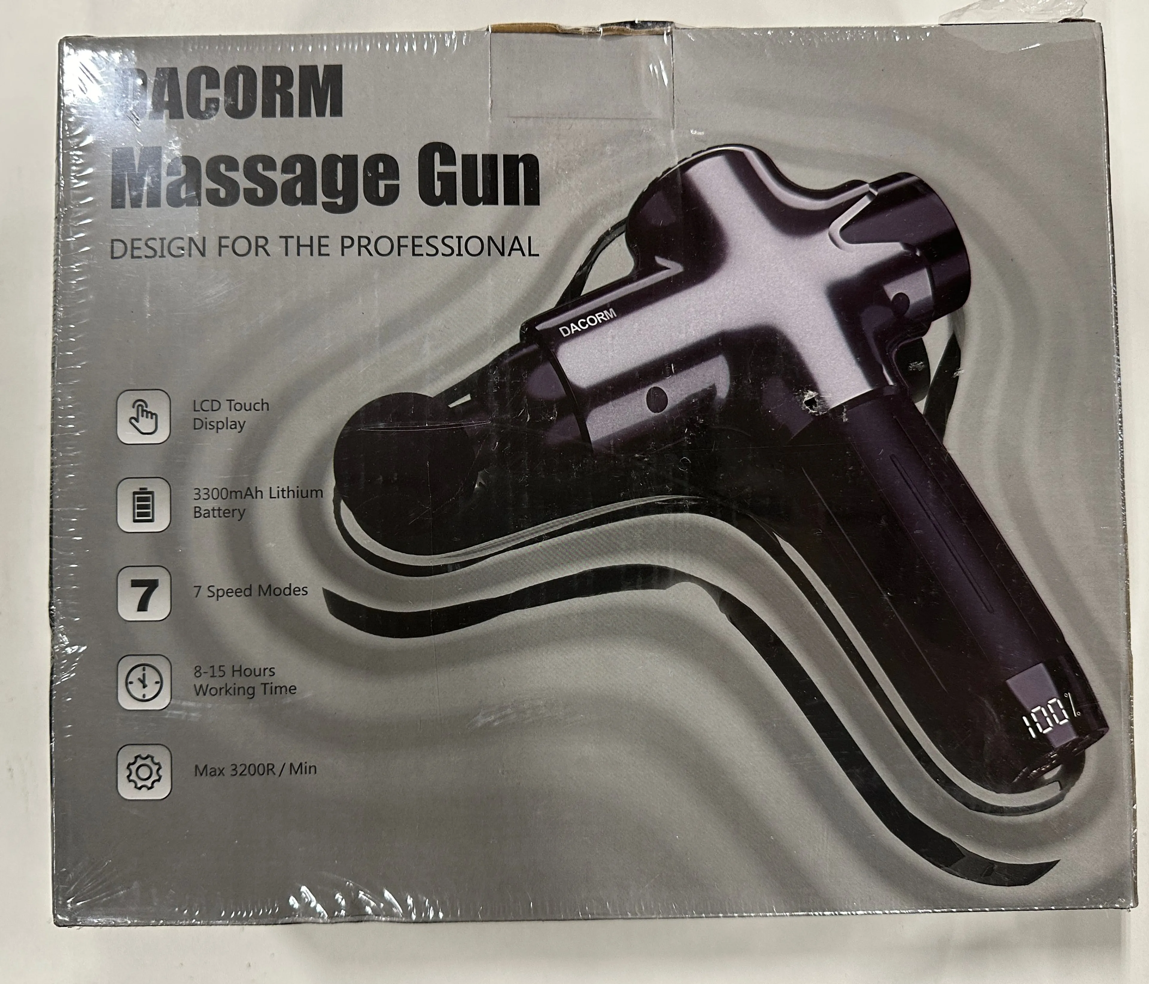 BRAND NEW Dacorm Professional Massage Gun w LCD Touch purchases Display