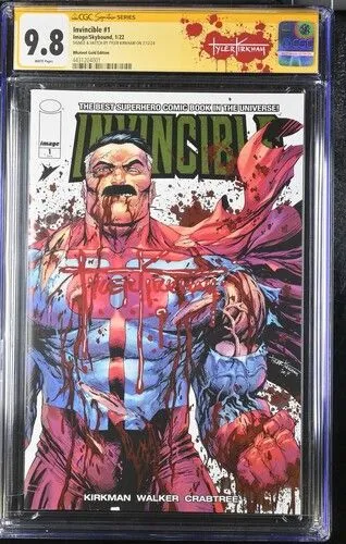 Skybound X online 25 Kirkham battle damage Whatnot Virgin edition CGC 9.8 invincible