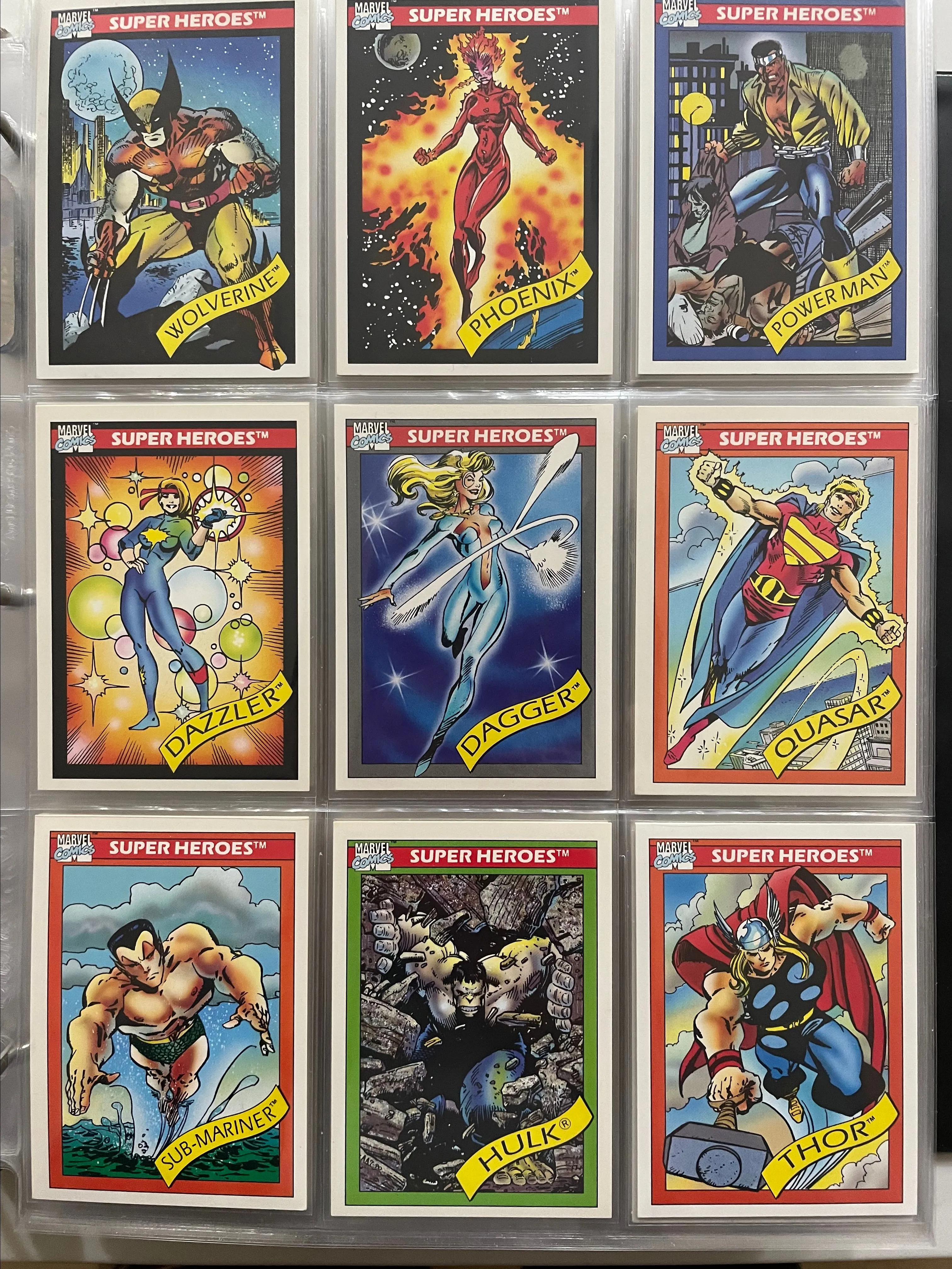 1990 Marvel Universe Series 1 Complete Base Set #1-162 Trading