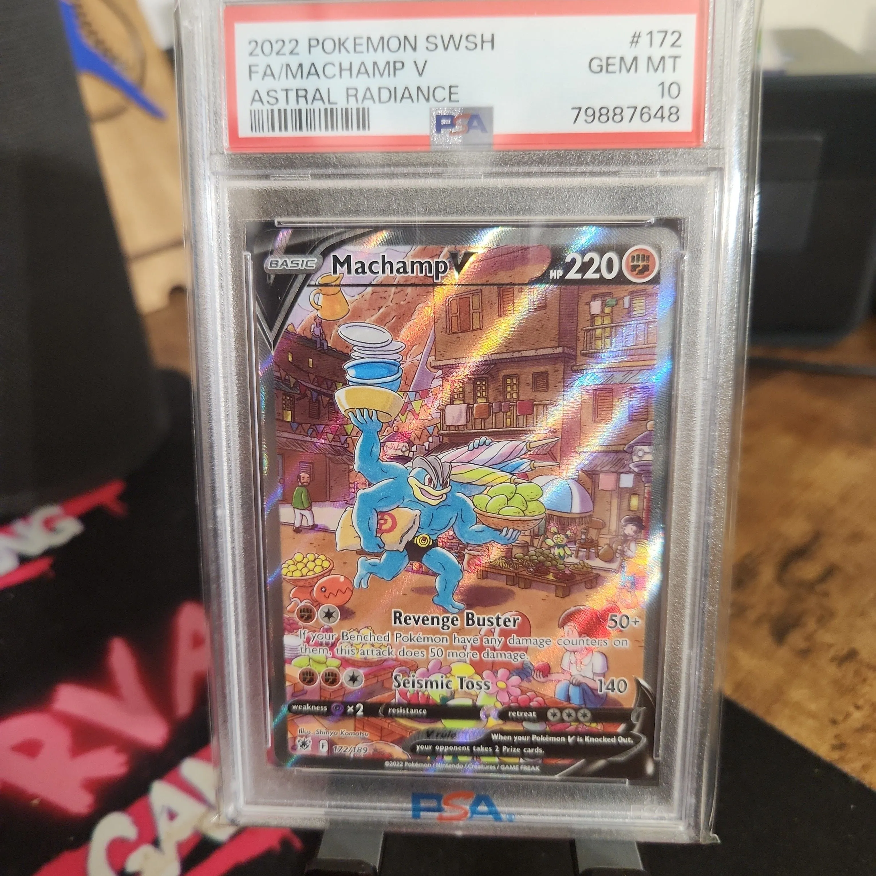 Rare Machamp v 172/189 alt art full art buy