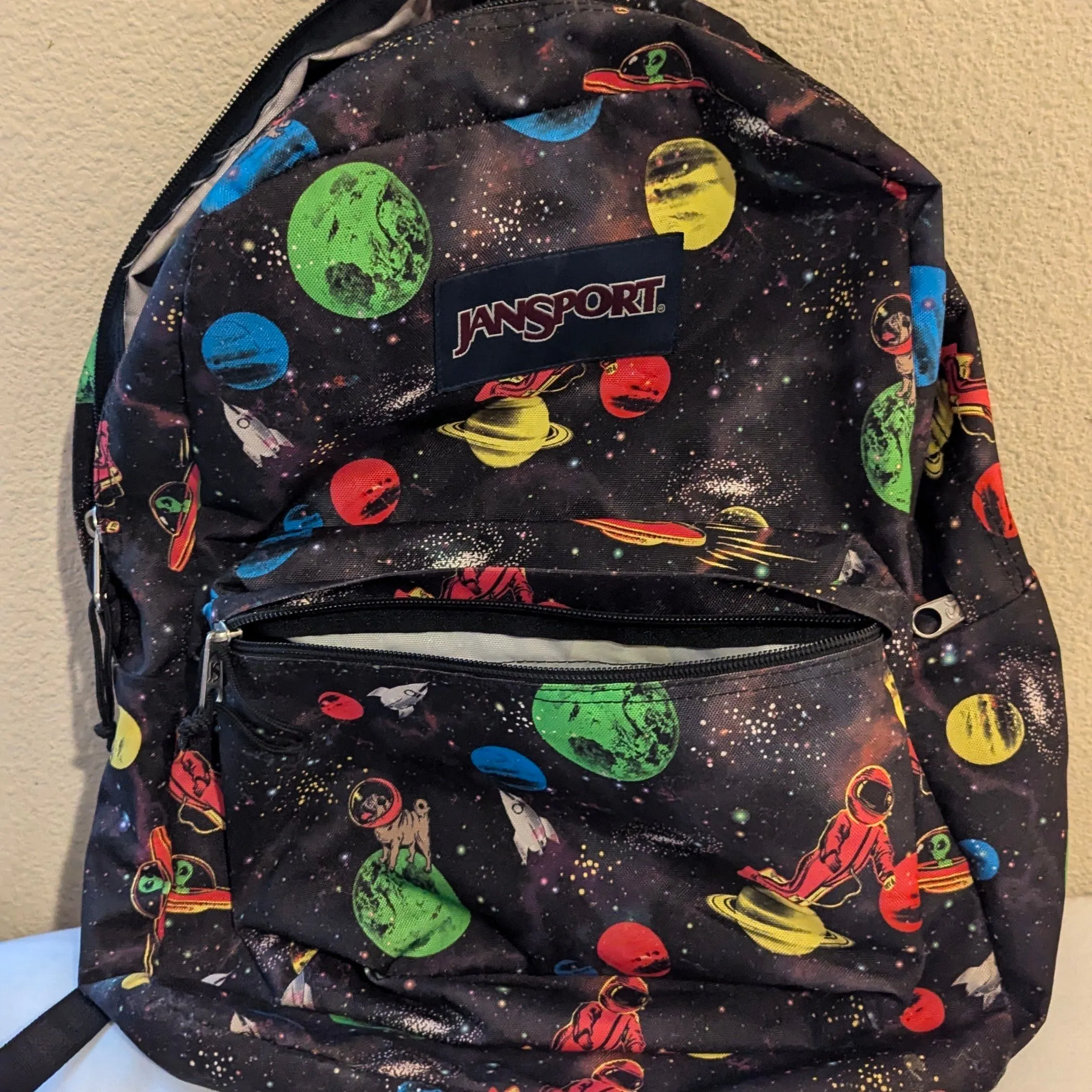 Jansport SuperBreak RETIRED Limited Edition Alien Invasion Backpack JS00T501