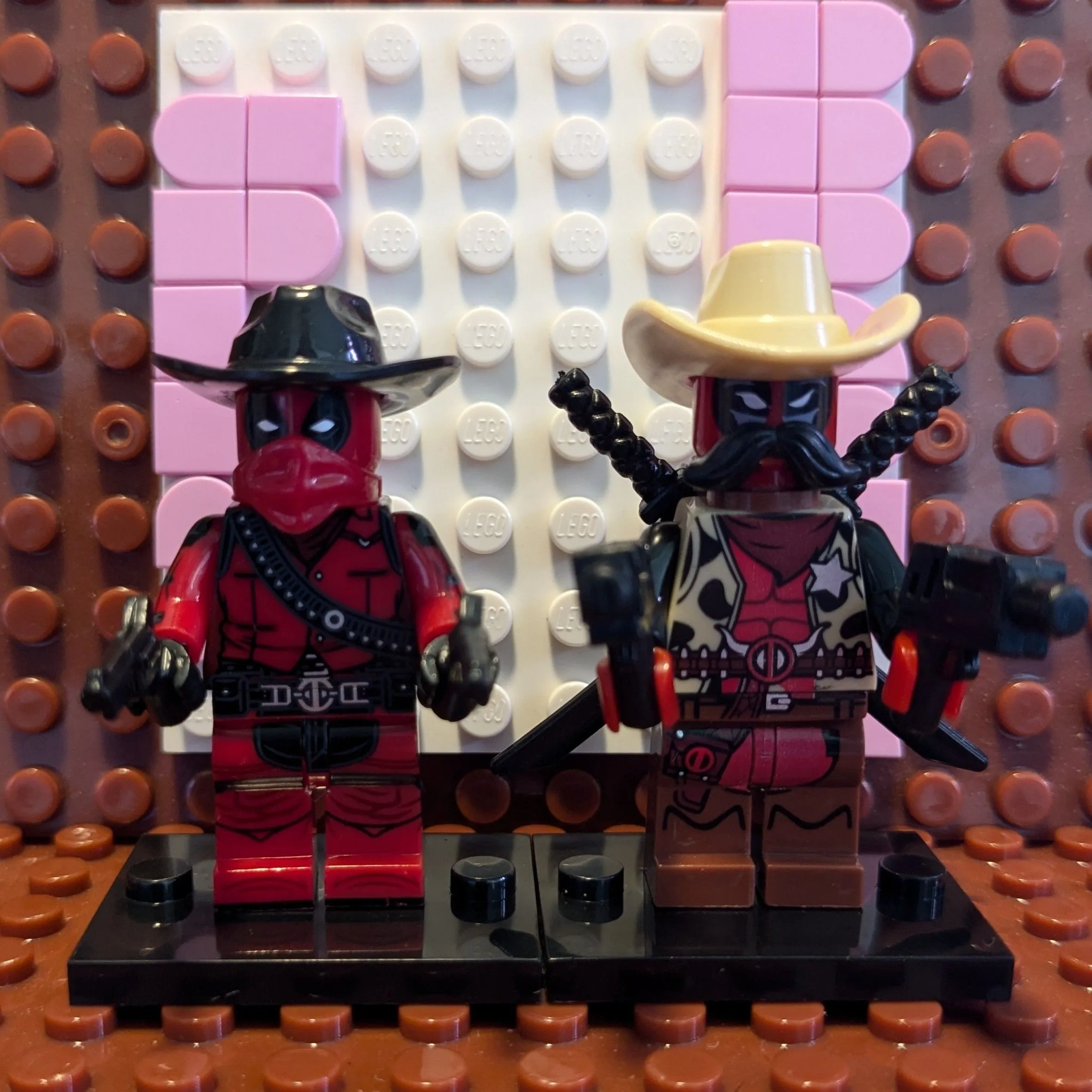 Custom Cowboy Deadpool Minifigure Set Lego Compatible Marvel Movie Figure Whatnot Achetez vendez et lancez des livestreams