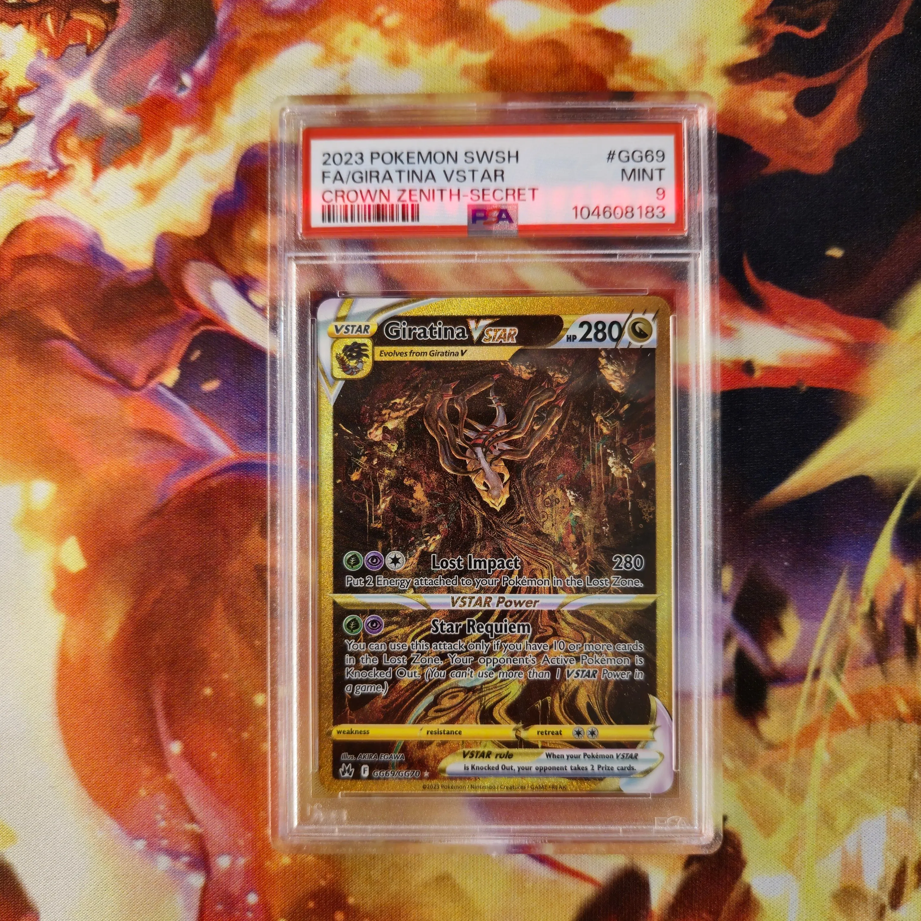 PSA 9 2023 Pokémon SWSH FA/Giratina VSTAR Crown Zenith