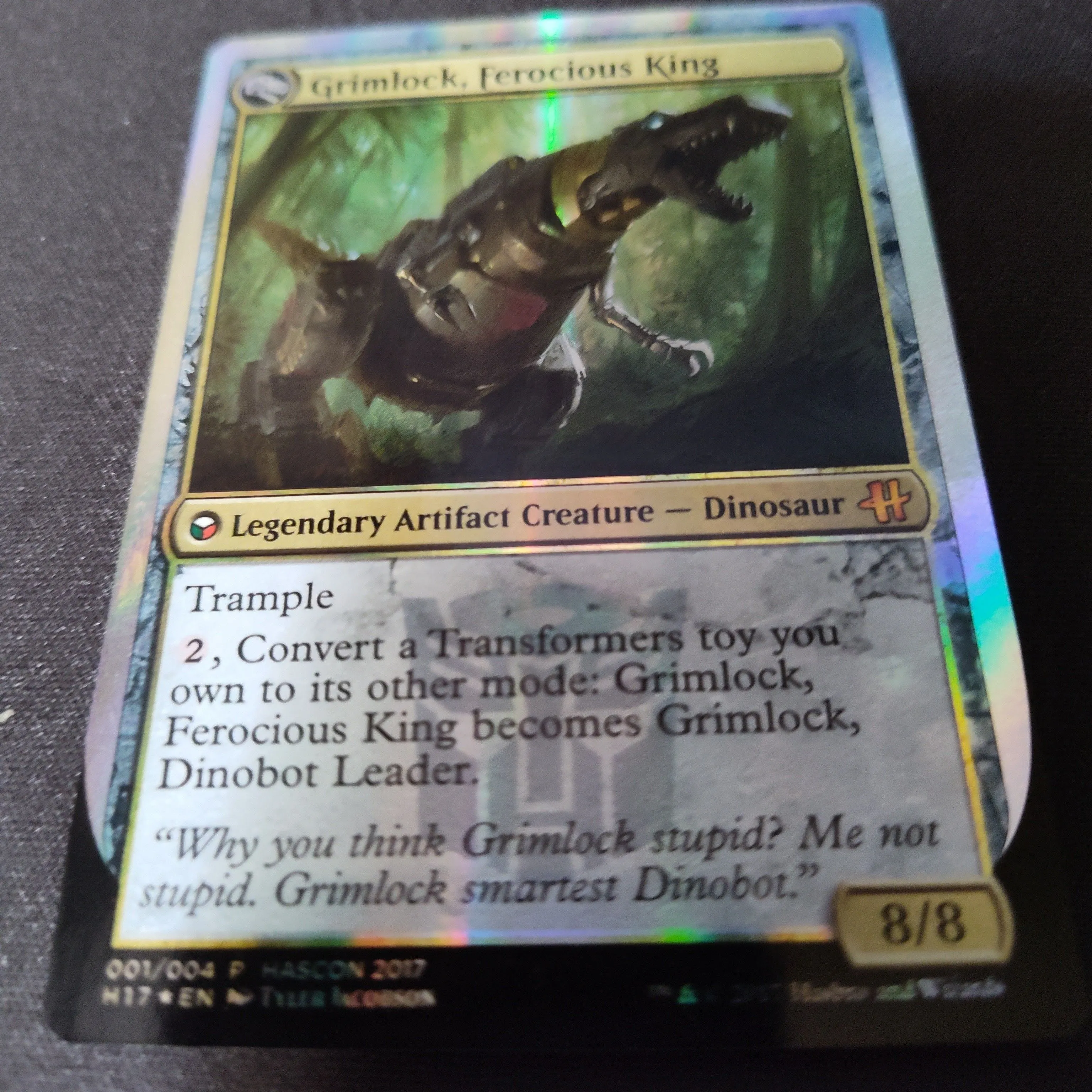 MTG Grimlock, Dinobot Leader 英語 EN foil MTG Grimlock, Dinobot Leader 英語 EN foil promotional-214717